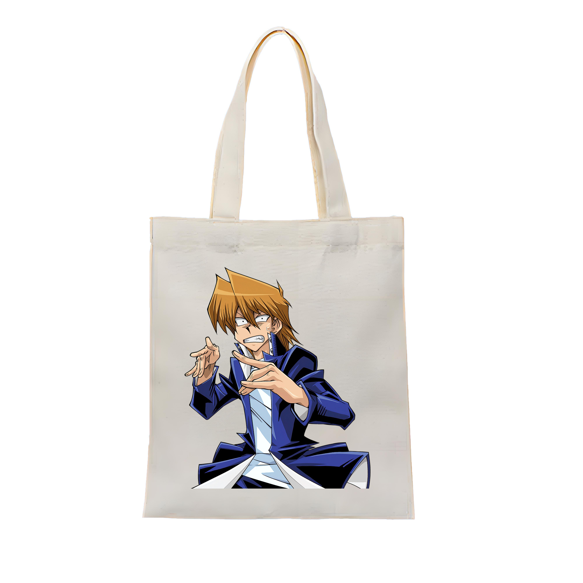 （画像用） 遊☆戯☆王 Yu-Gi-Oh! 縦型キャンバス生地手提げバッグ　トートバッグ