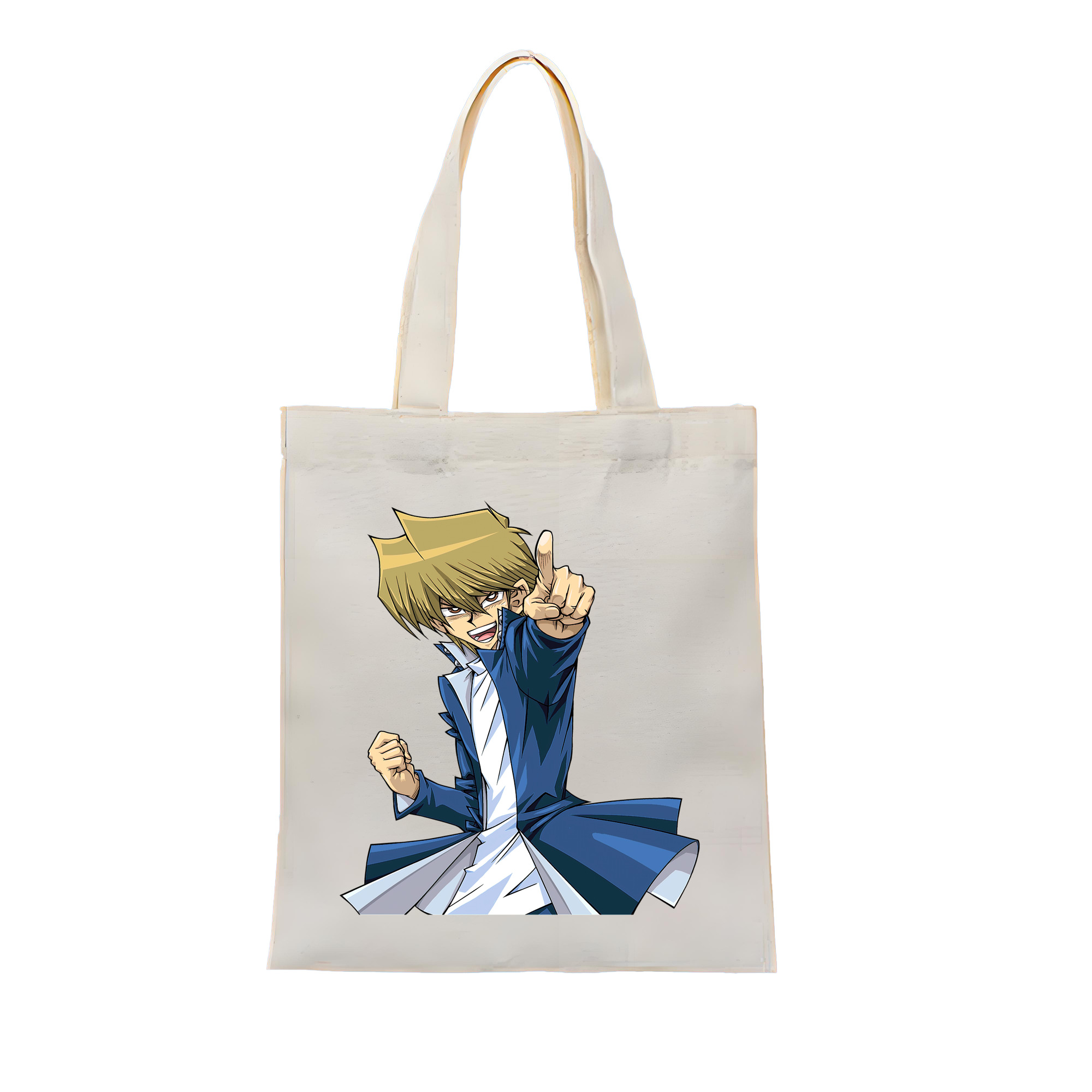 （画像用） 遊☆戯☆王 Yu-Gi-Oh! 縦型キャンバス生地手提げバッグ　トートバッグ