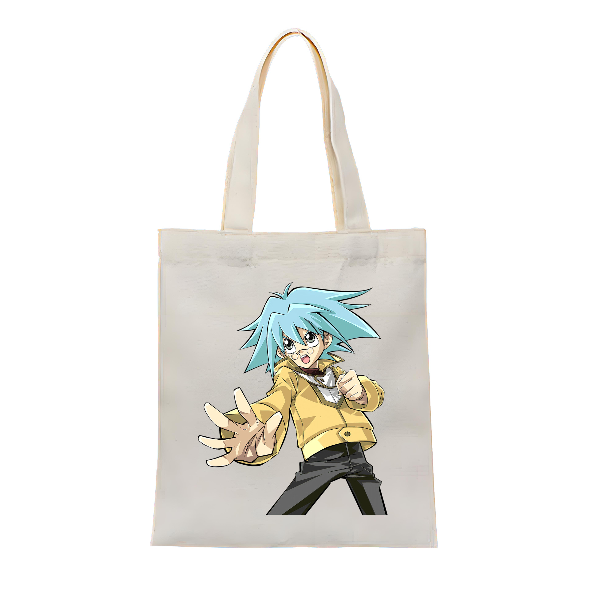 （画像用） 遊☆戯☆王 Yu-Gi-Oh! 縦型キャンバス生地手提げバッグ　トートバッグ