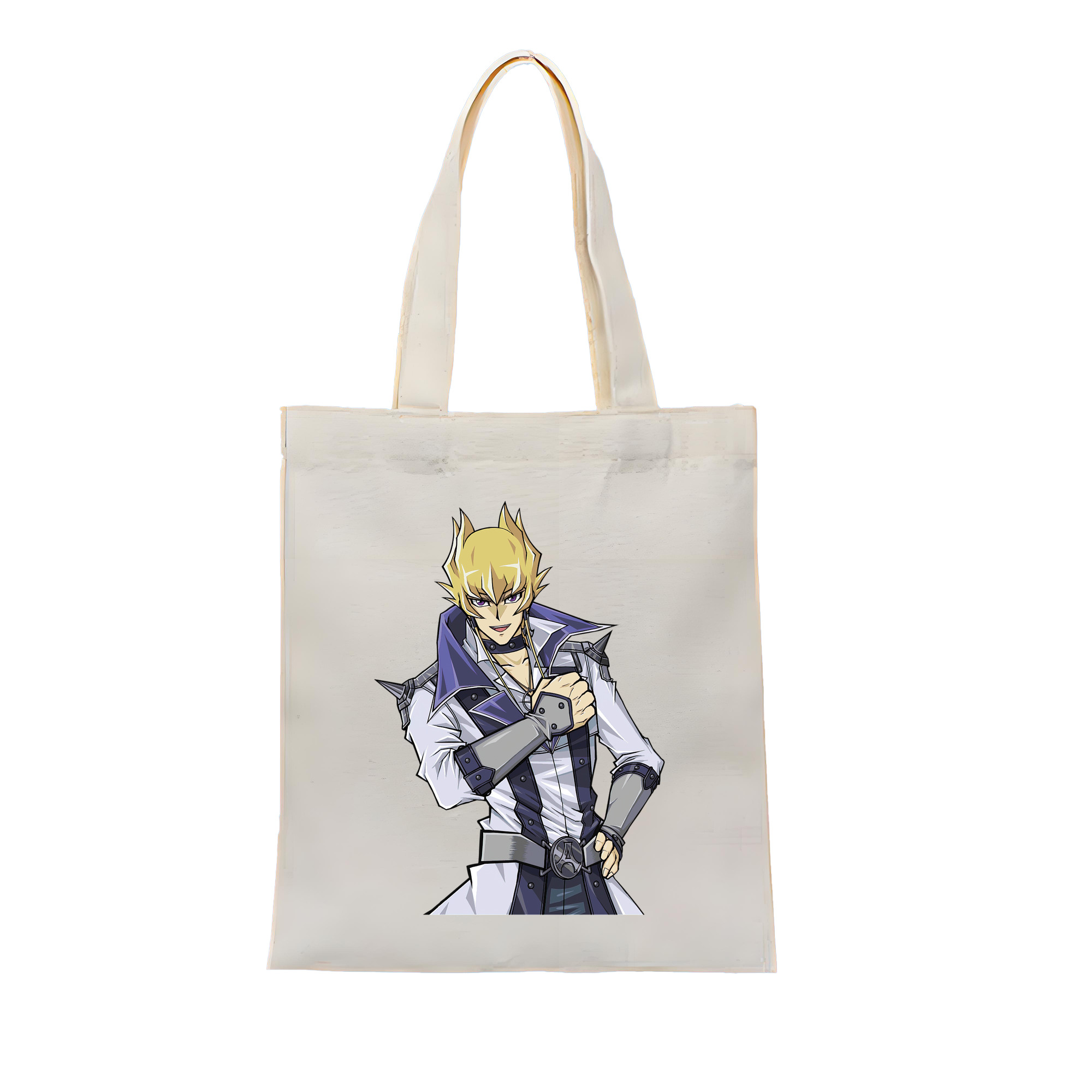 （画像用） 遊☆戯☆王 Yu-Gi-Oh! 縦型キャンバス生地手提げバッグ　トートバッグ