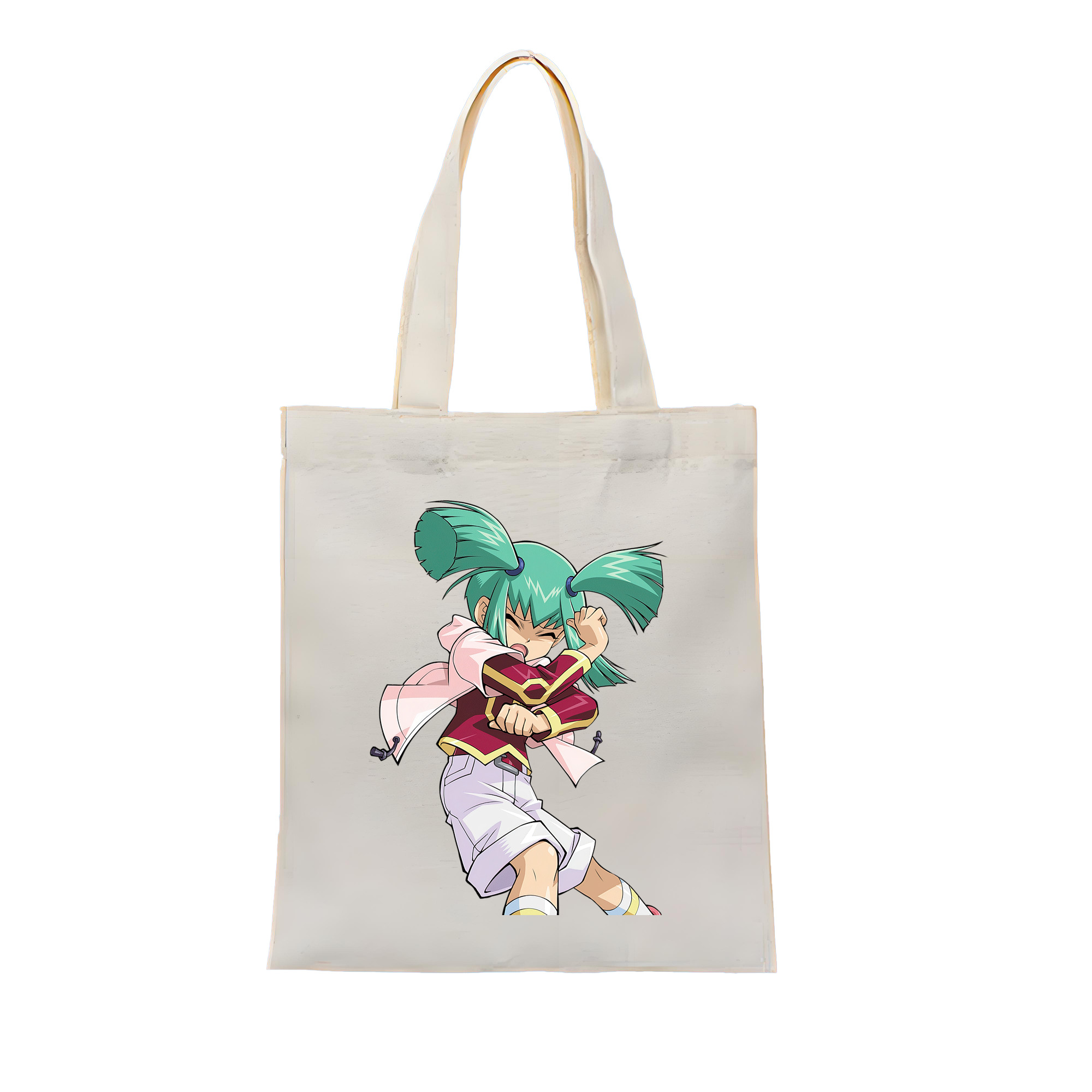 （画像用） 遊☆戯☆王 Yu-Gi-Oh! 縦型キャンバス生地手提げバッグ　トートバッグ