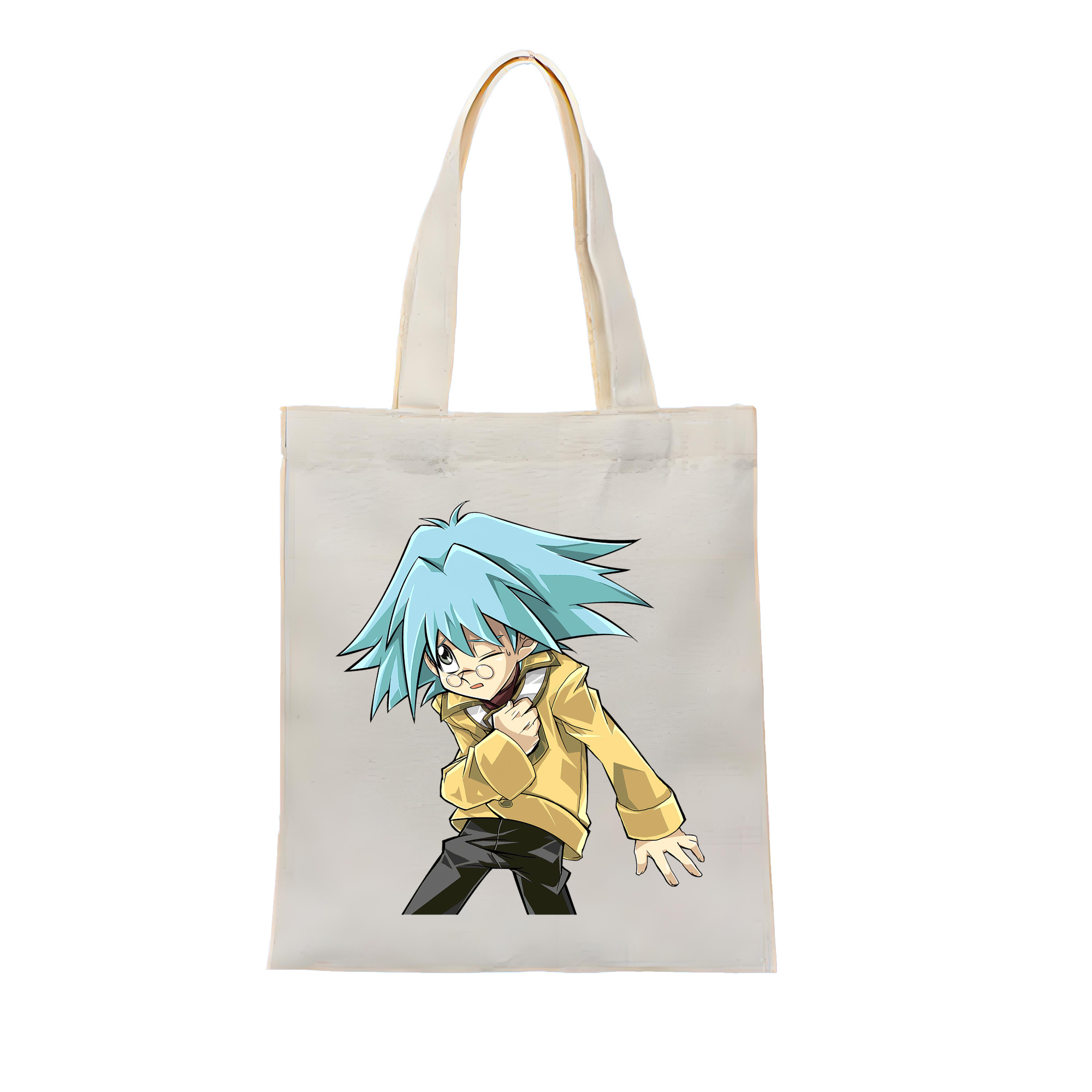 （画像用） 遊☆戯☆王 Yu-Gi-Oh! 縦型キャンバス生地手提げバッグ　トートバッグ