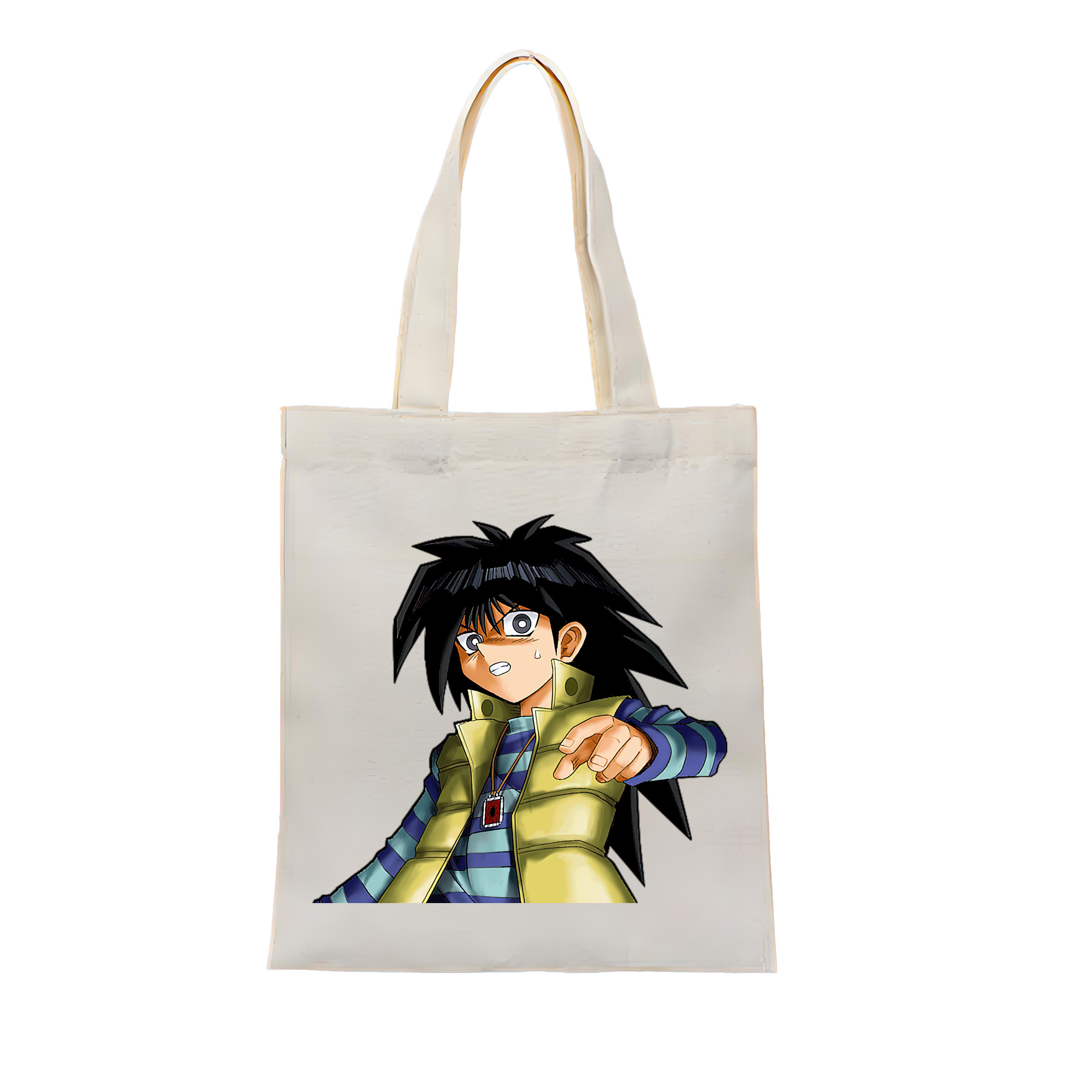 （画像用） 遊☆戯☆王 Yu-Gi-Oh! 縦型キャンバス生地手提げバッグ　トートバッグ