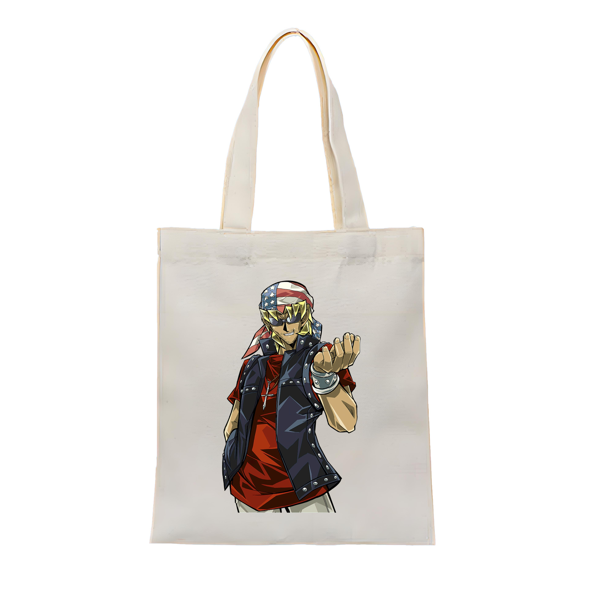 （画像用） 遊☆戯☆王 Yu-Gi-Oh! 縦型キャンバス生地手提げバッグ　トートバッグ