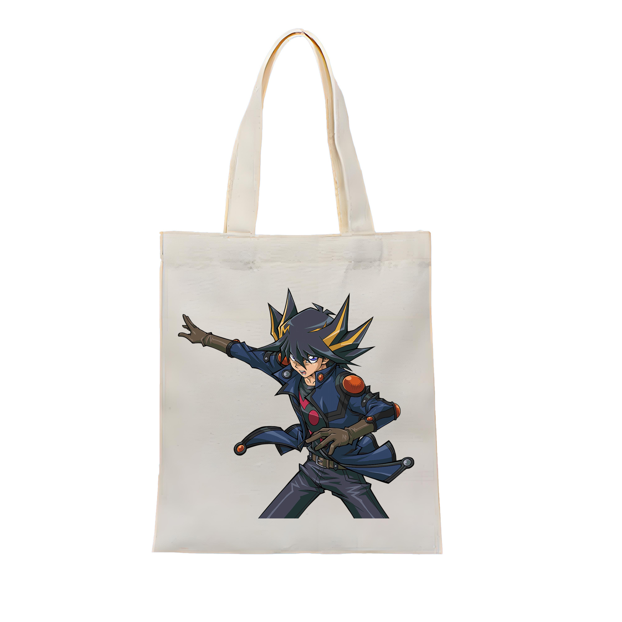 （画像用） 遊☆戯☆王 Yu-Gi-Oh! 縦型キャンバス生地手提げバッグ　トートバッグ