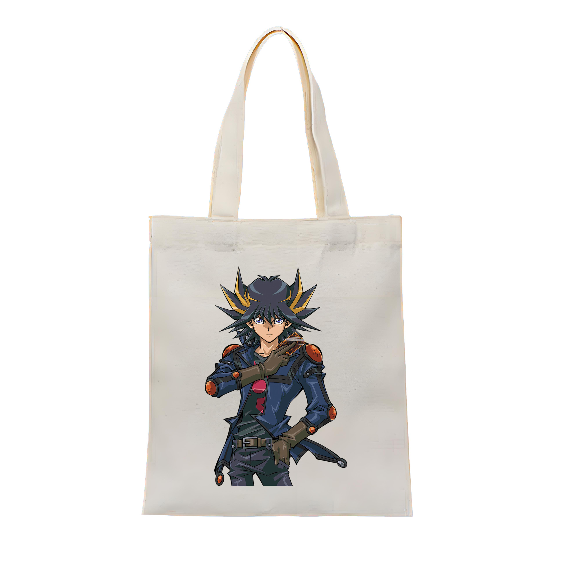 （画像用） 遊☆戯☆王 Yu-Gi-Oh! 縦型キャンバス生地手提げバッグ　トートバッグ
