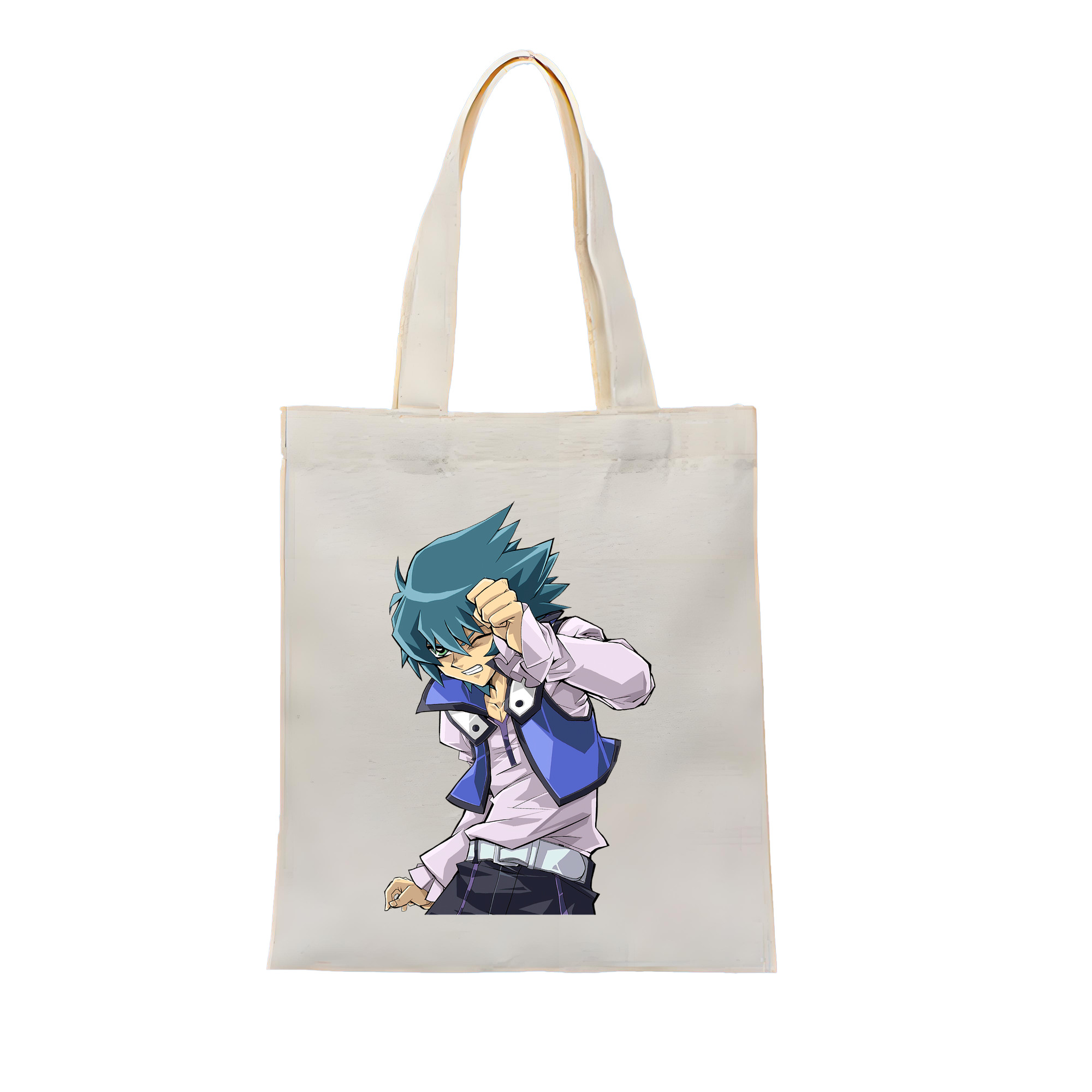 （画像用） 遊☆戯☆王 Yu-Gi-Oh! 縦型キャンバス生地手提げバッグ　トートバッグ