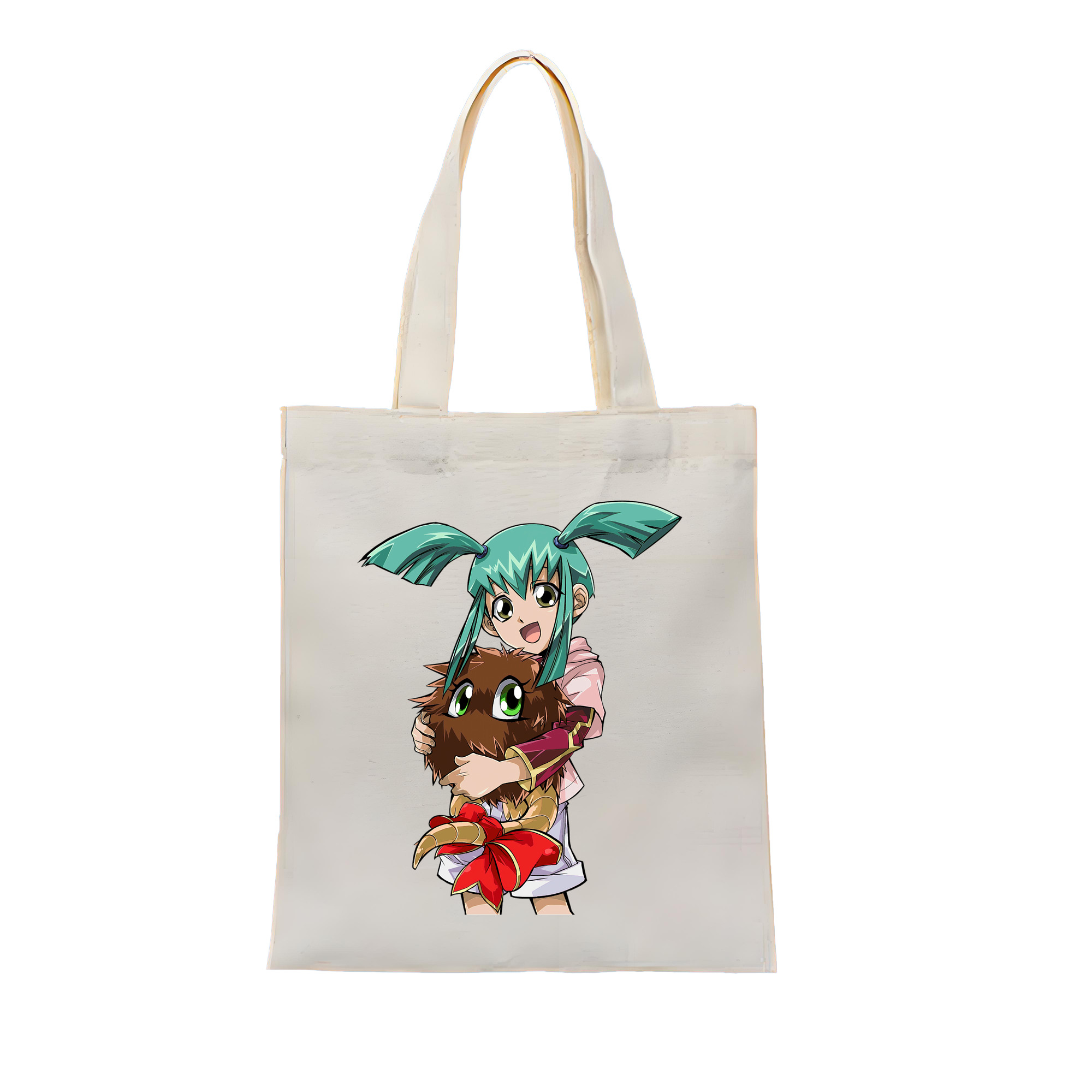 （画像用） 遊☆戯☆王 Yu-Gi-Oh! 縦型キャンバス生地手提げバッグ　トートバッグ