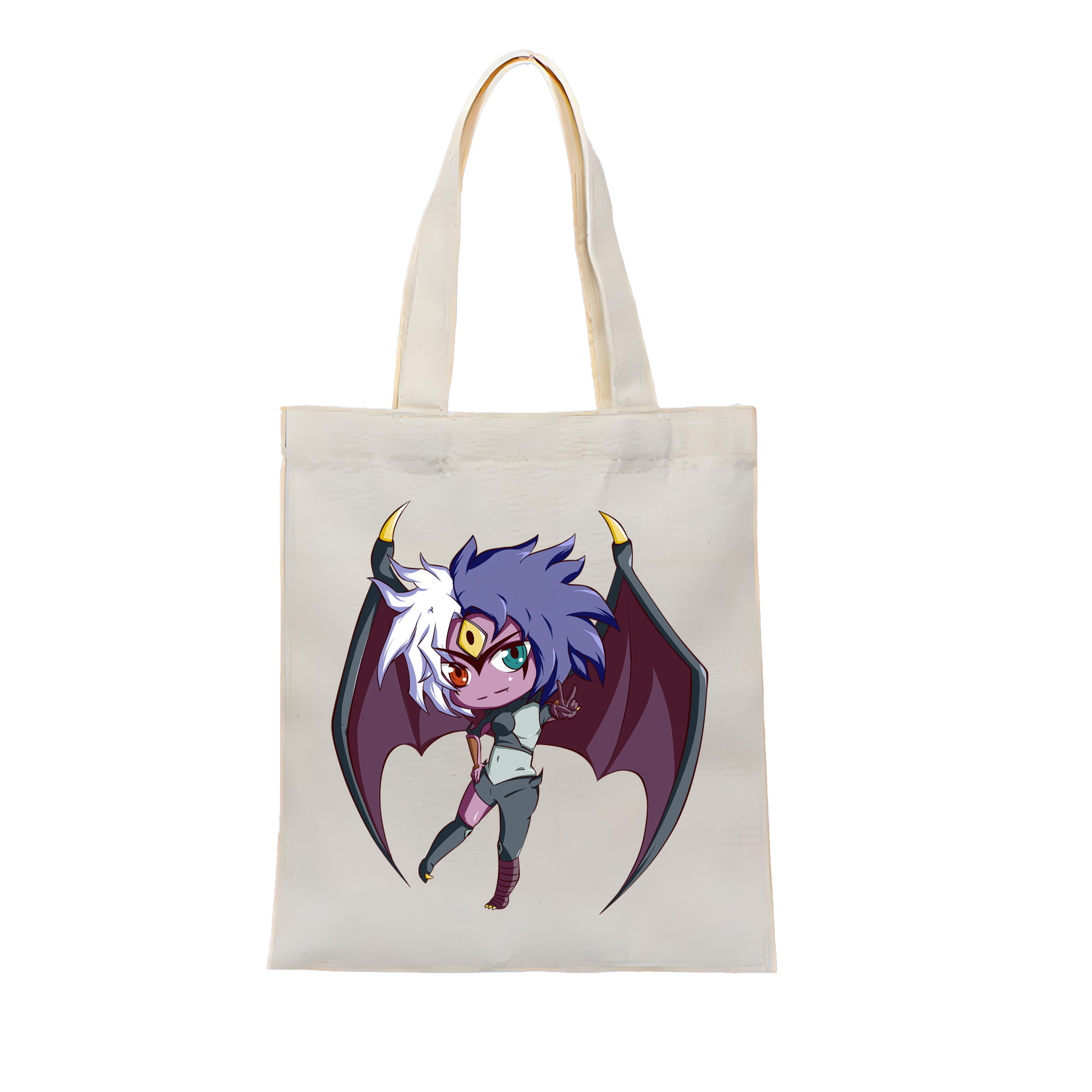 （画像用） 遊☆戯☆王 Yu-Gi-Oh! 縦型キャンバス生地手提げバッグ　トートバッグ