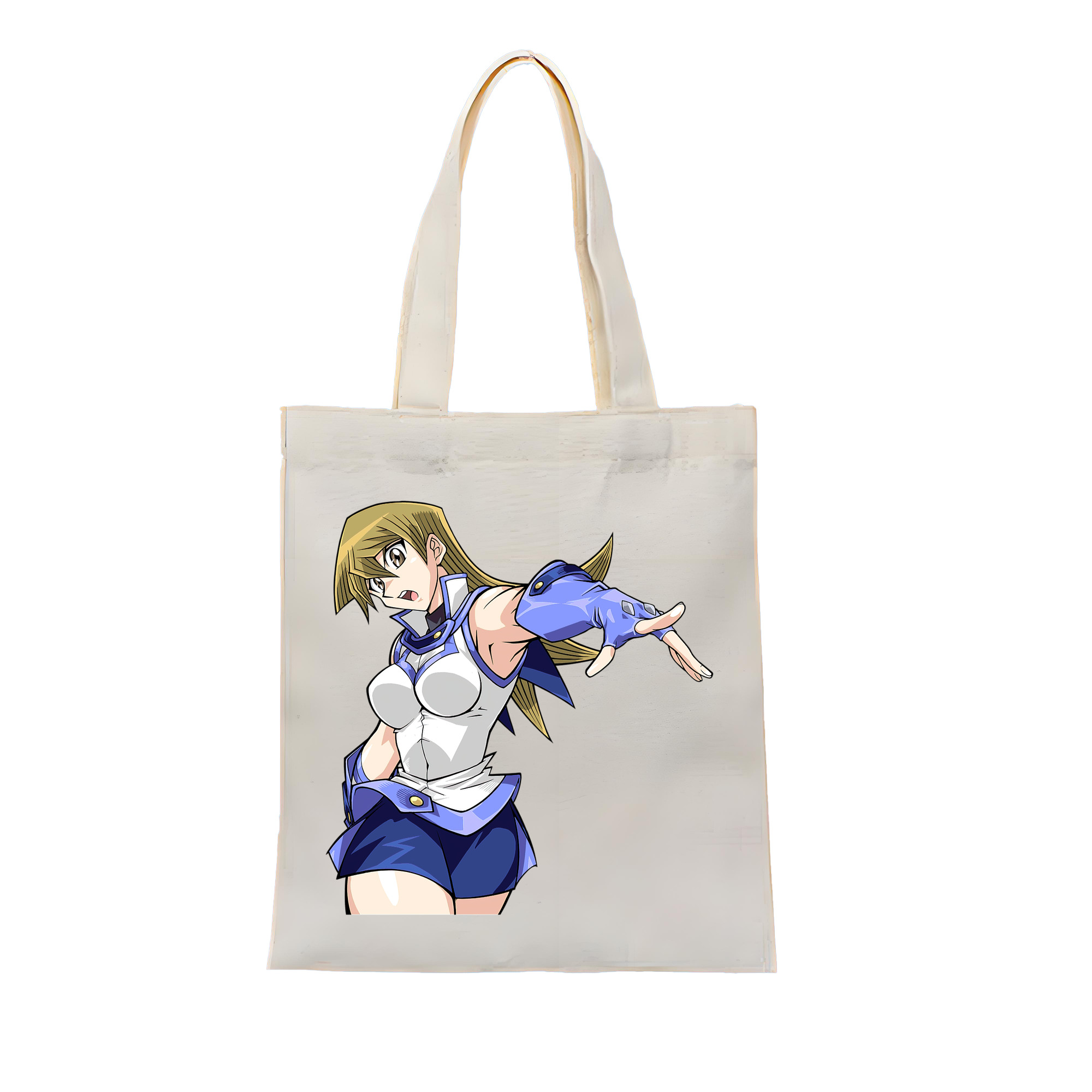 （画像用） 遊☆戯☆王 Yu-Gi-Oh! 縦型キャンバス生地手提げバッグ　トートバッグ