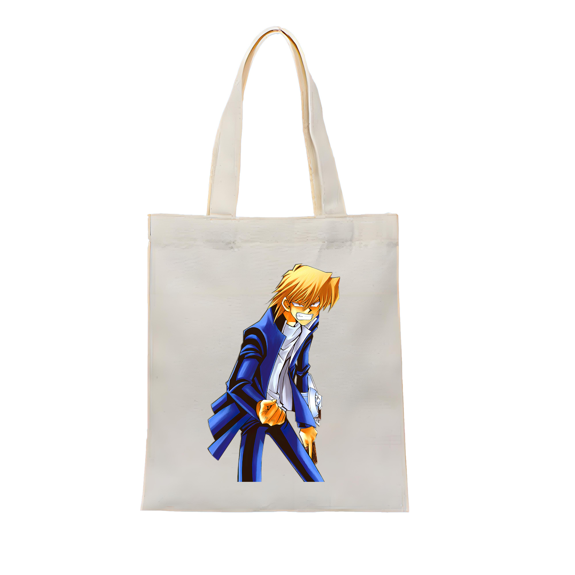 （画像用） 遊☆戯☆王 Yu-Gi-Oh! 縦型キャンバス生地手提げバッグ　トートバッグ