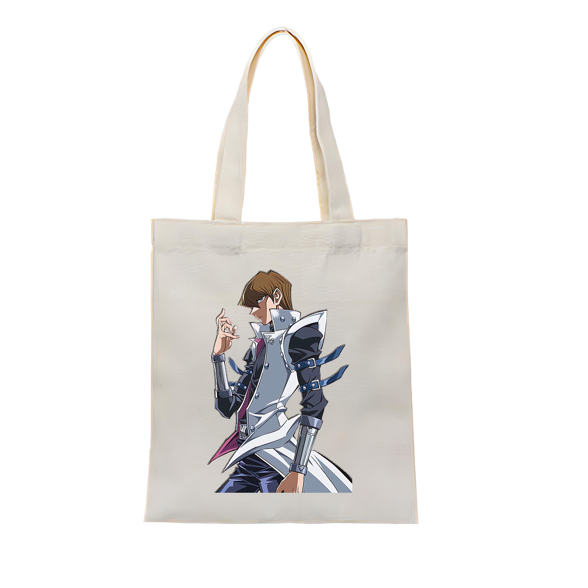 （画像用） 遊☆戯☆王 Yu-Gi-Oh! 縦型キャンバス生地手提げバッグ　トートバッグ