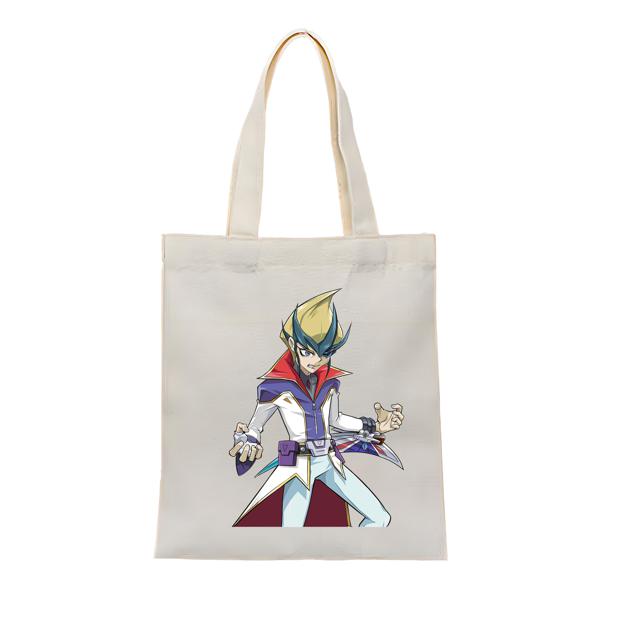 （画像用） 遊☆戯☆王 Yu-Gi-Oh! 縦型キャンバス生地手提げバッグ　トートバッグ