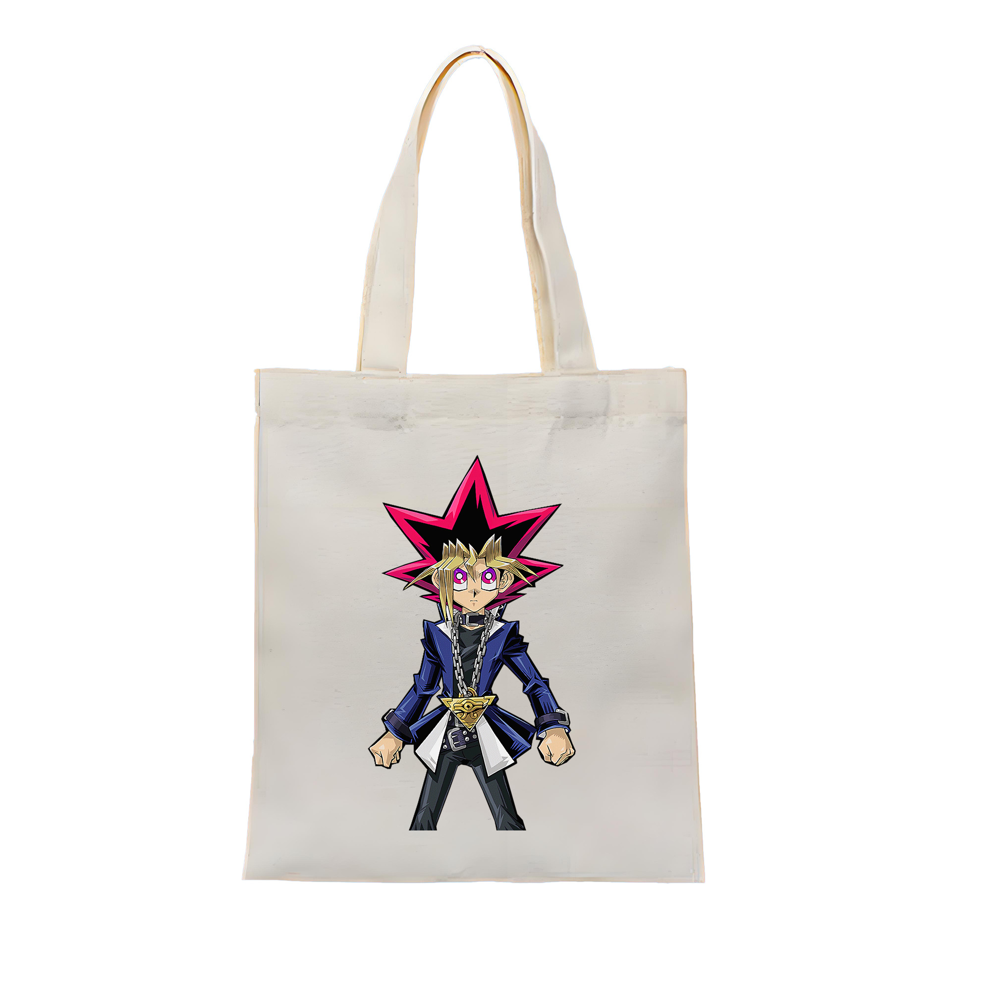 （画像用） 遊☆戯☆王 Yu-Gi-Oh! 縦型キャンバス生地手提げバッグ　トートバッグ