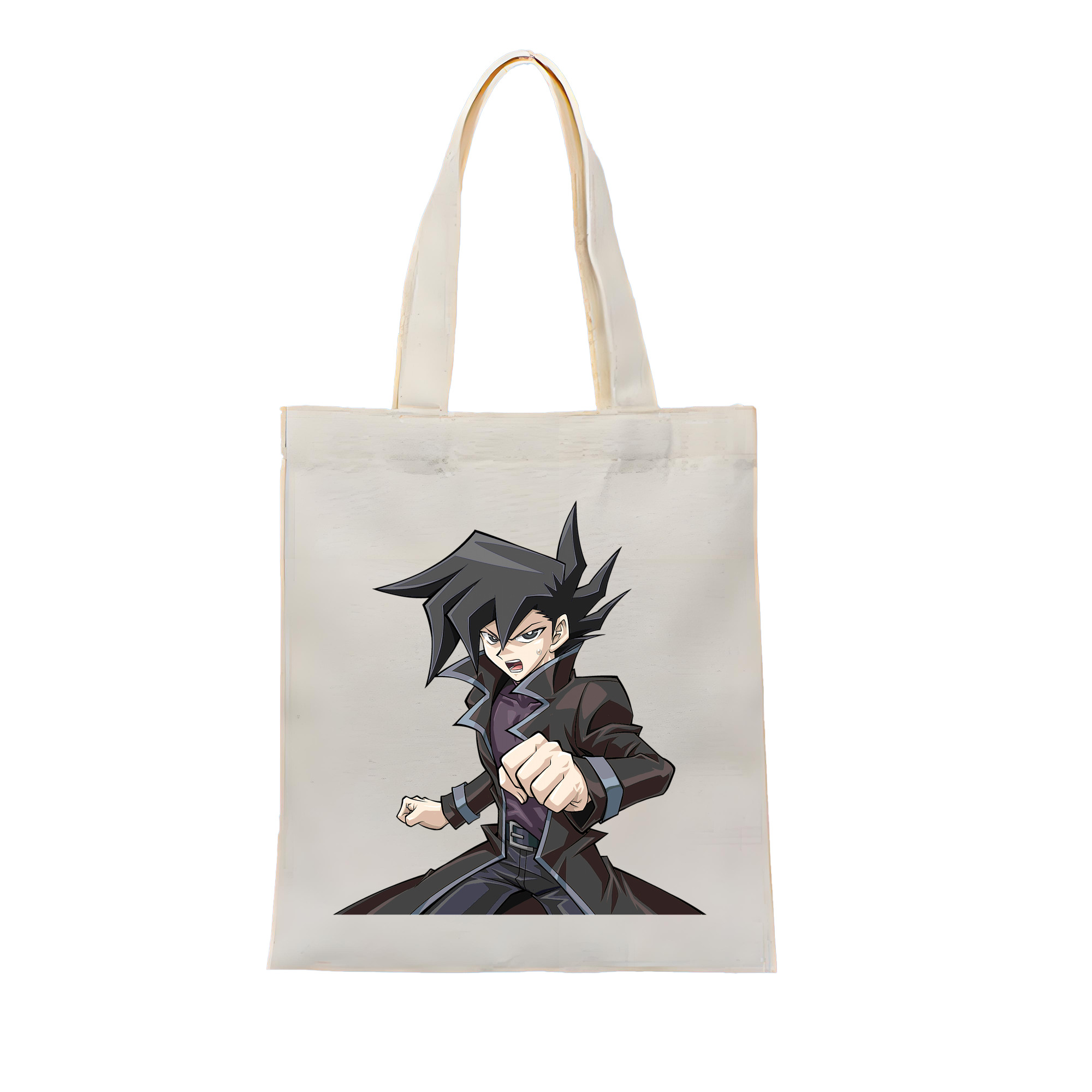 （画像用） 遊☆戯☆王 Yu-Gi-Oh! 縦型キャンバス生地手提げバッグ　トートバッグ