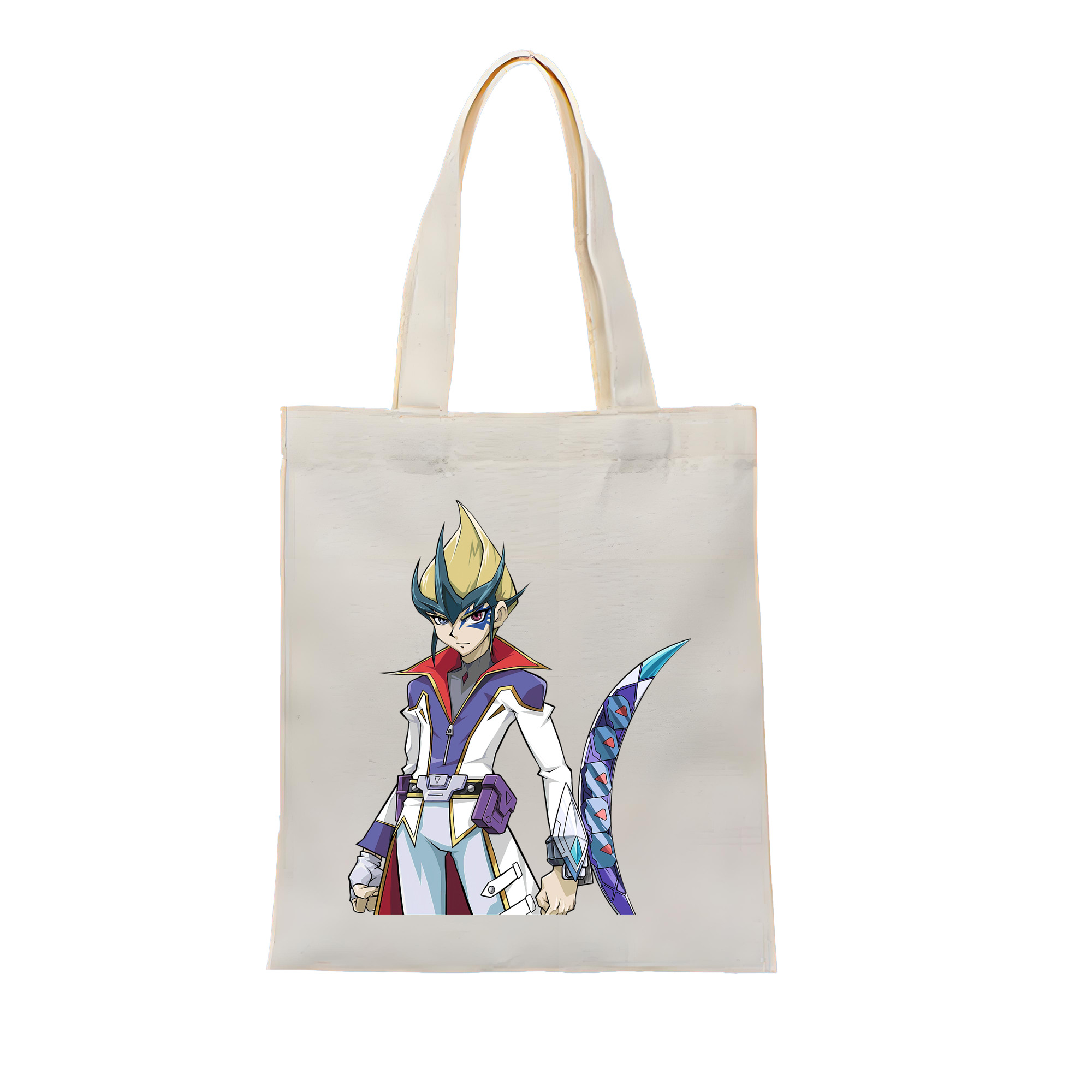 （画像用） 遊☆戯☆王 Yu-Gi-Oh! 縦型キャンバス生地手提げバッグ　トートバッグ