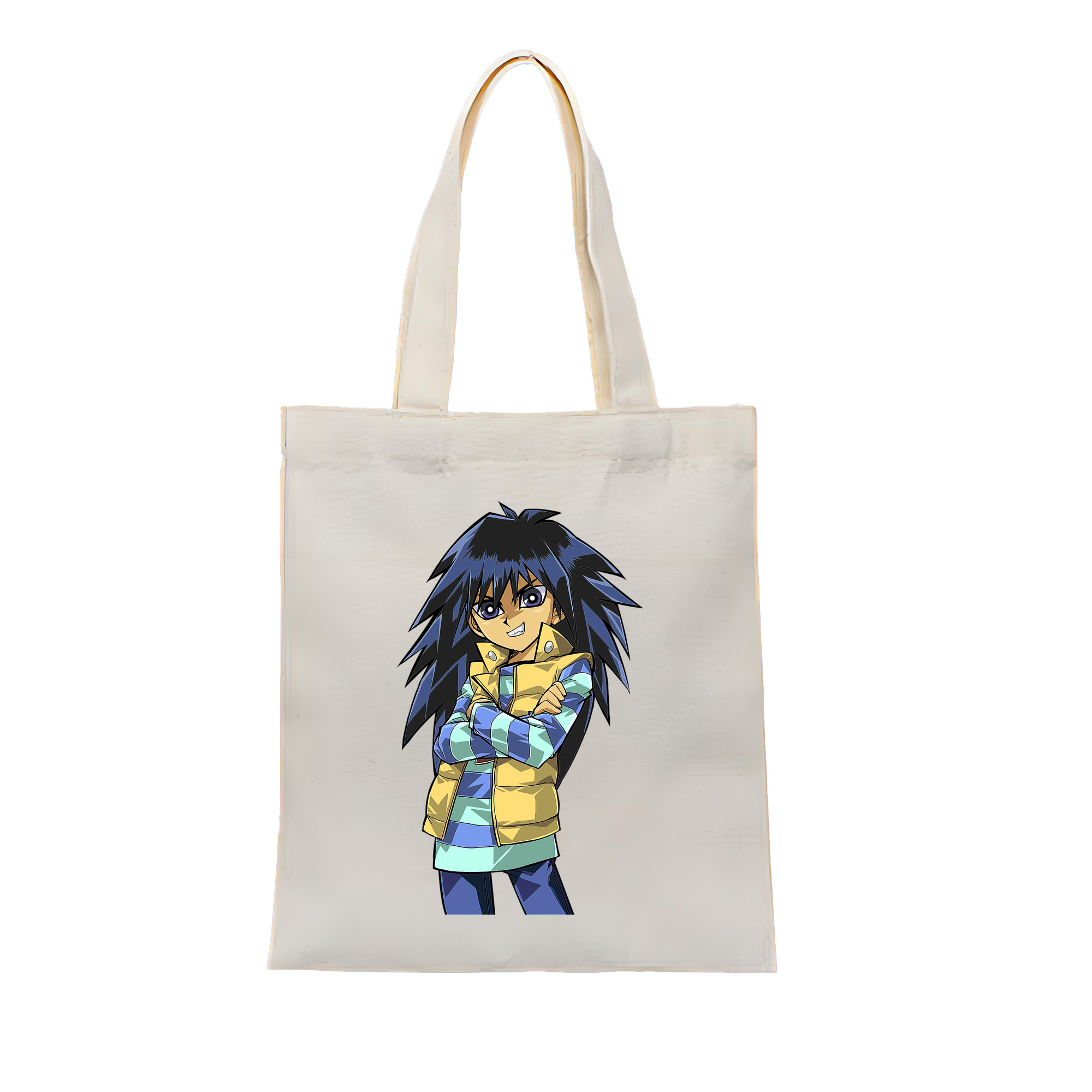 （画像用） 遊☆戯☆王 Yu-Gi-Oh! 縦型キャンバス生地手提げバッグ　トートバッグ