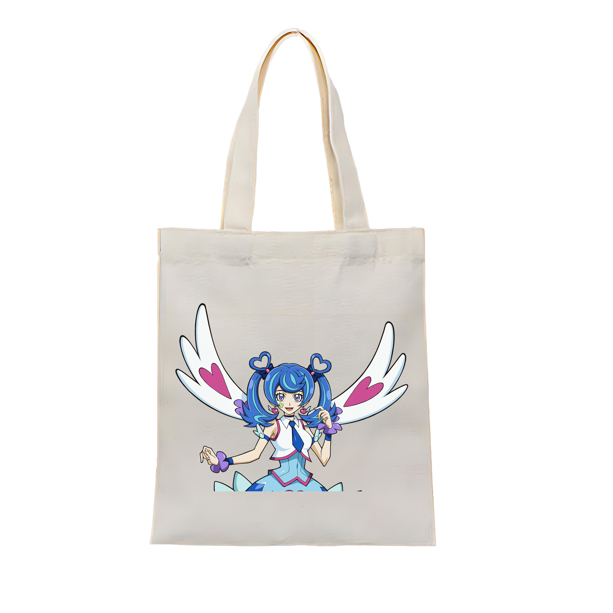 （画像用） 遊☆戯☆王 Yu-Gi-Oh! 縦型キャンバス生地手提げバッグ　トートバッグ