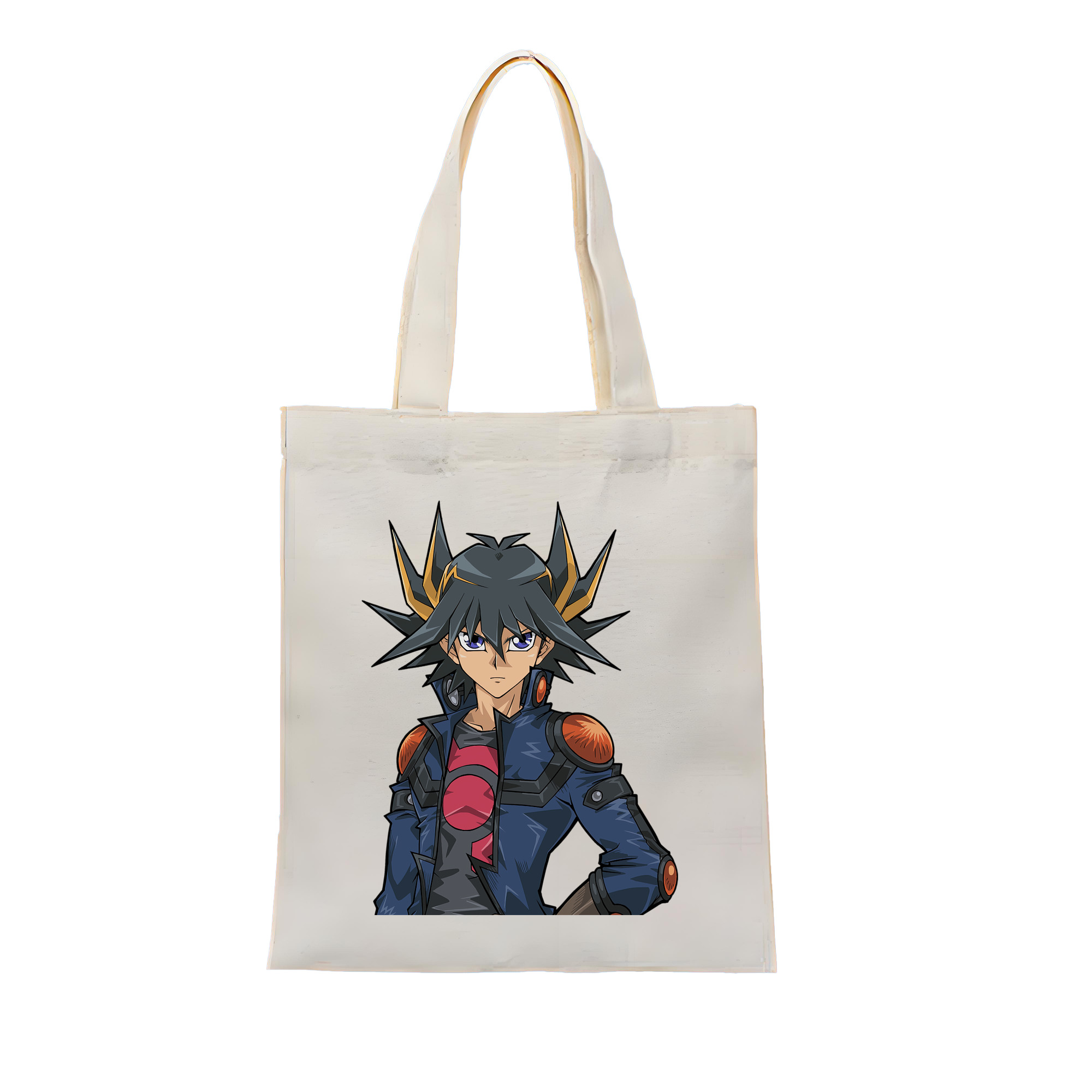 （画像用） 遊☆戯☆王 Yu-Gi-Oh! 縦型キャンバス生地手提げバッグ　トートバッグ