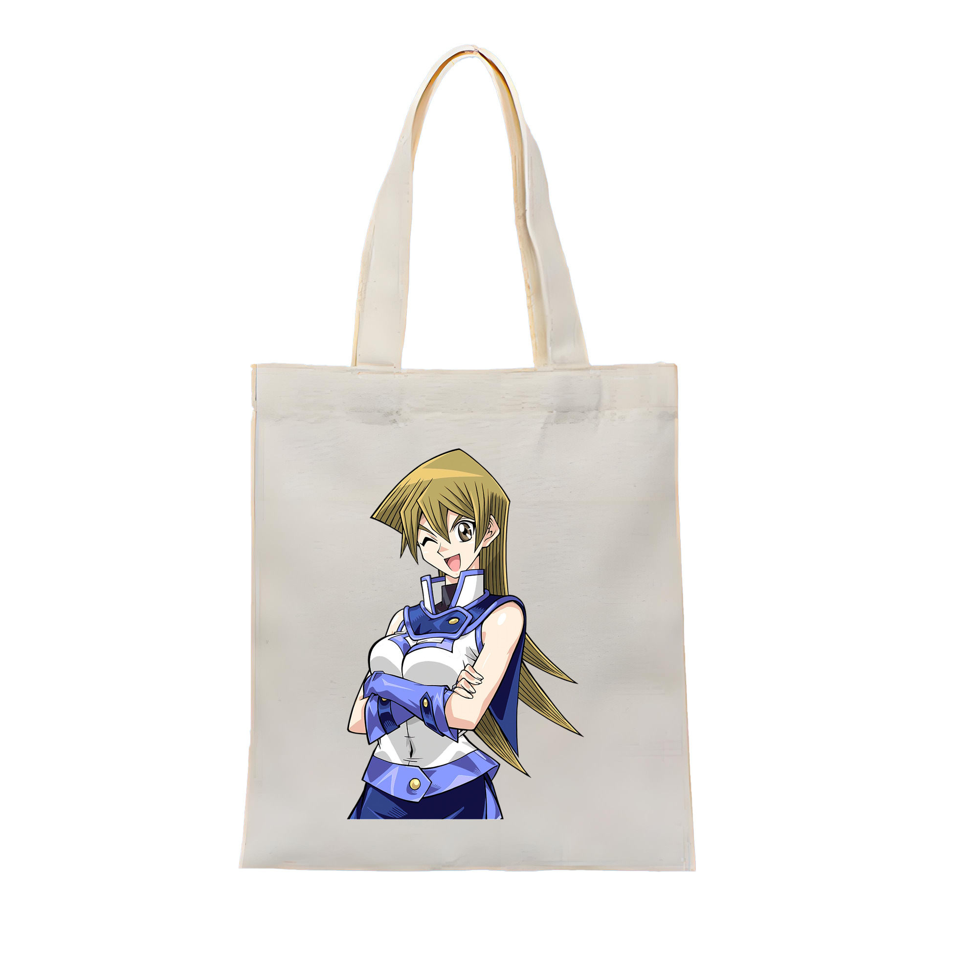 （画像用） 遊☆戯☆王 Yu-Gi-Oh! 縦型キャンバス生地手提げバッグ　トートバッグ