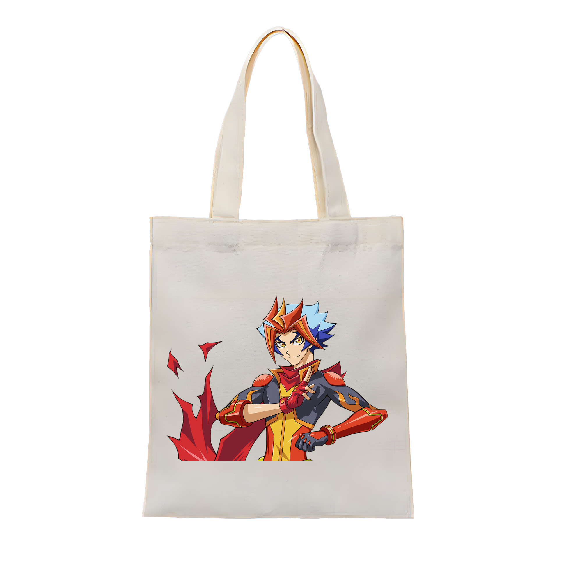 （画像用） 遊☆戯☆王 Yu-Gi-Oh! 縦型キャンバス生地手提げバッグ　トートバッグ