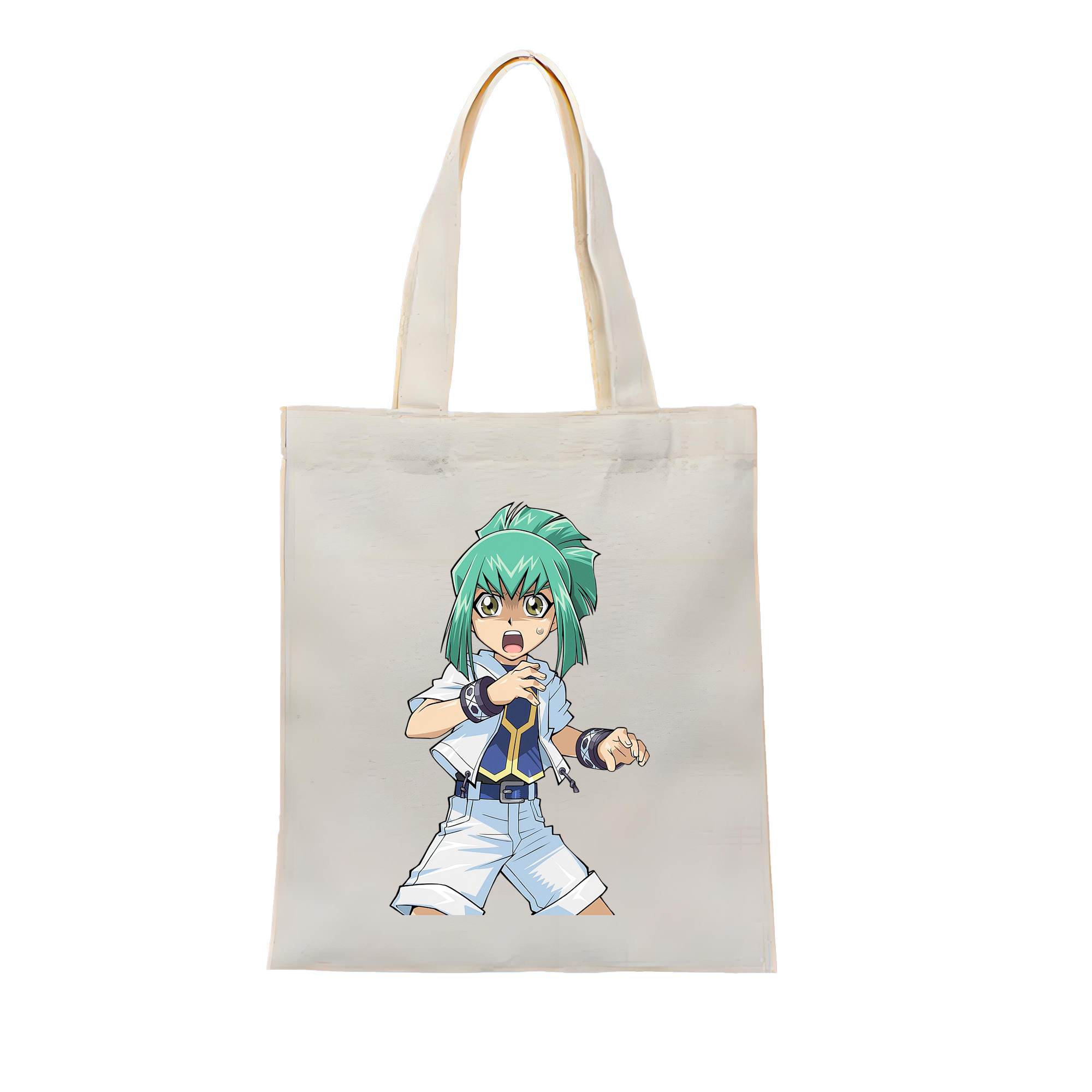 （画像用） 遊☆戯☆王 Yu-Gi-Oh! 縦型キャンバス生地手提げバッグ　トートバッグ