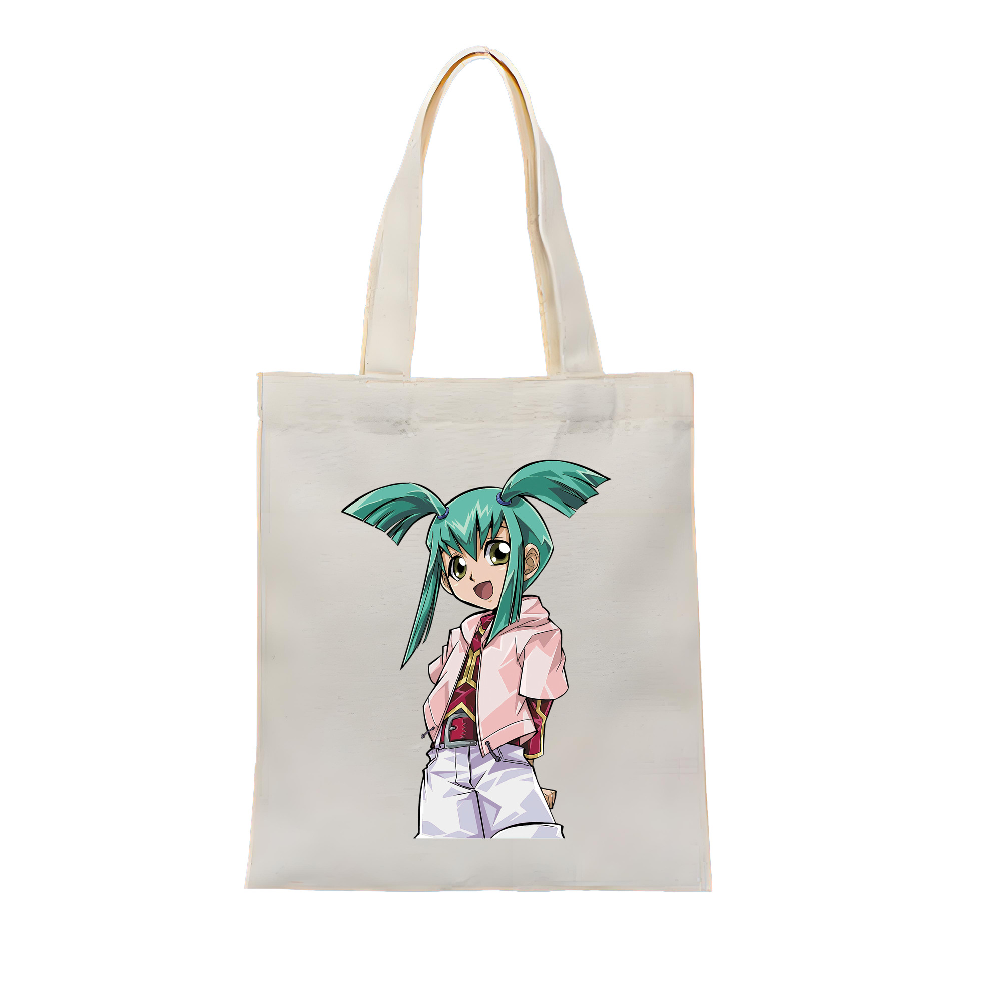 （画像用） 遊☆戯☆王 Yu-Gi-Oh! 縦型キャンバス生地手提げバッグ　トートバッグ