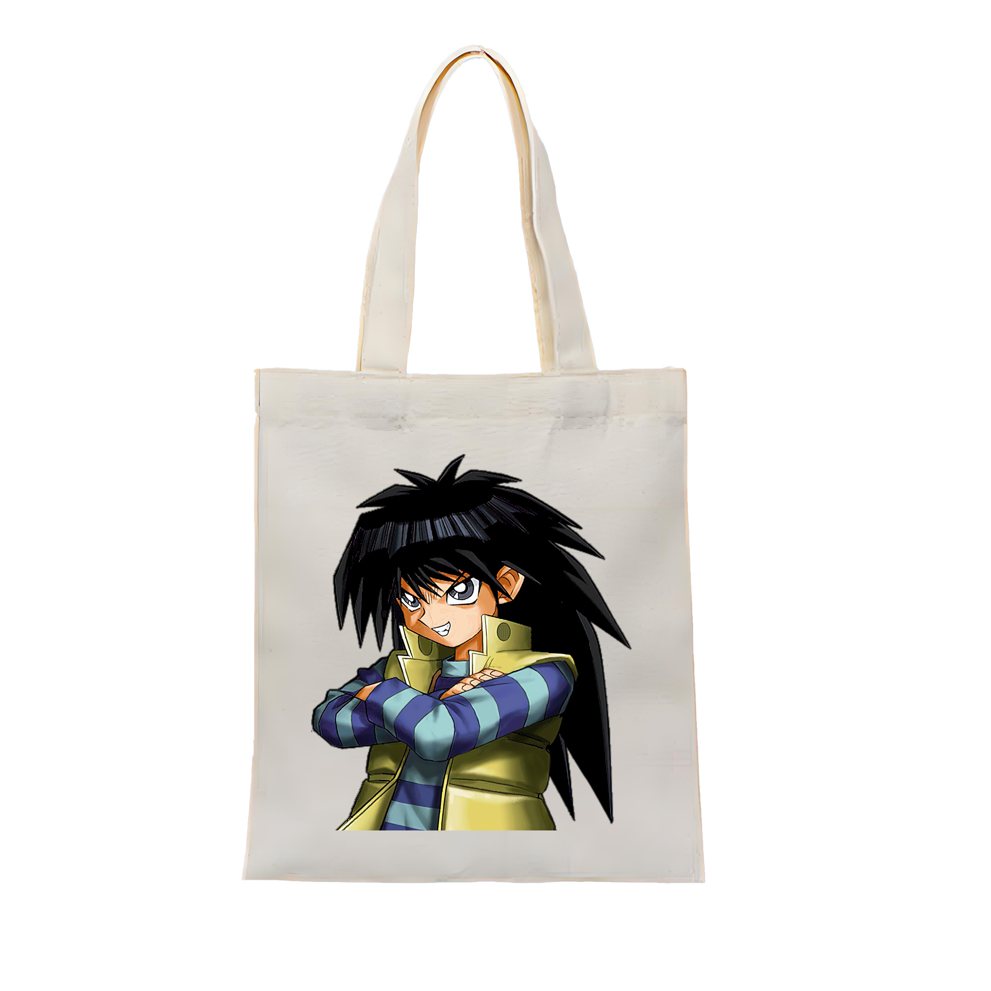 （画像用） 遊☆戯☆王 Yu-Gi-Oh! 縦型キャンバス生地手提げバッグ　トートバッグ