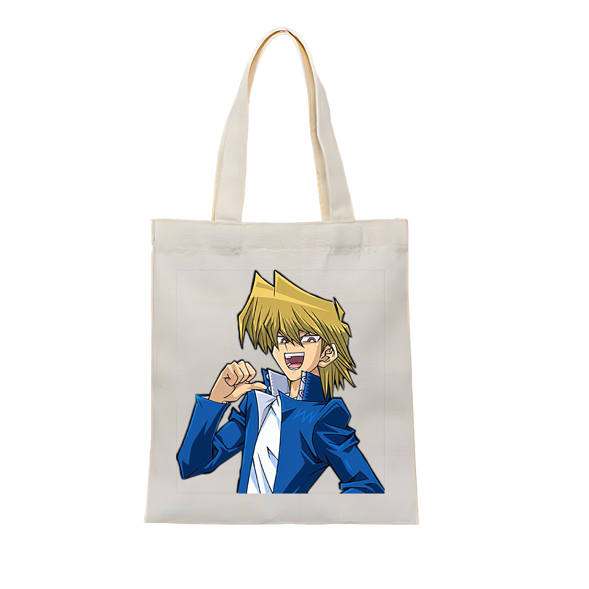 （画像用） 遊☆戯☆王 Yu-Gi-Oh! 縦型キャンバス生地手提げバッグ　トートバッグ