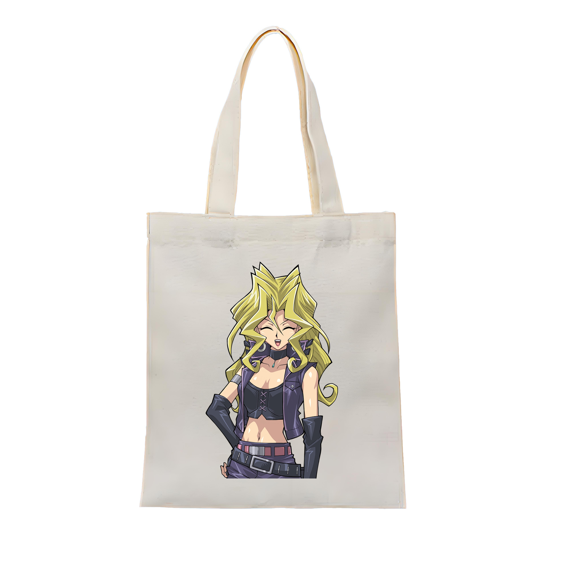 （画像用） 遊☆戯☆王 Yu-Gi-Oh! 縦型キャンバス生地手提げバッグ　トートバッグ