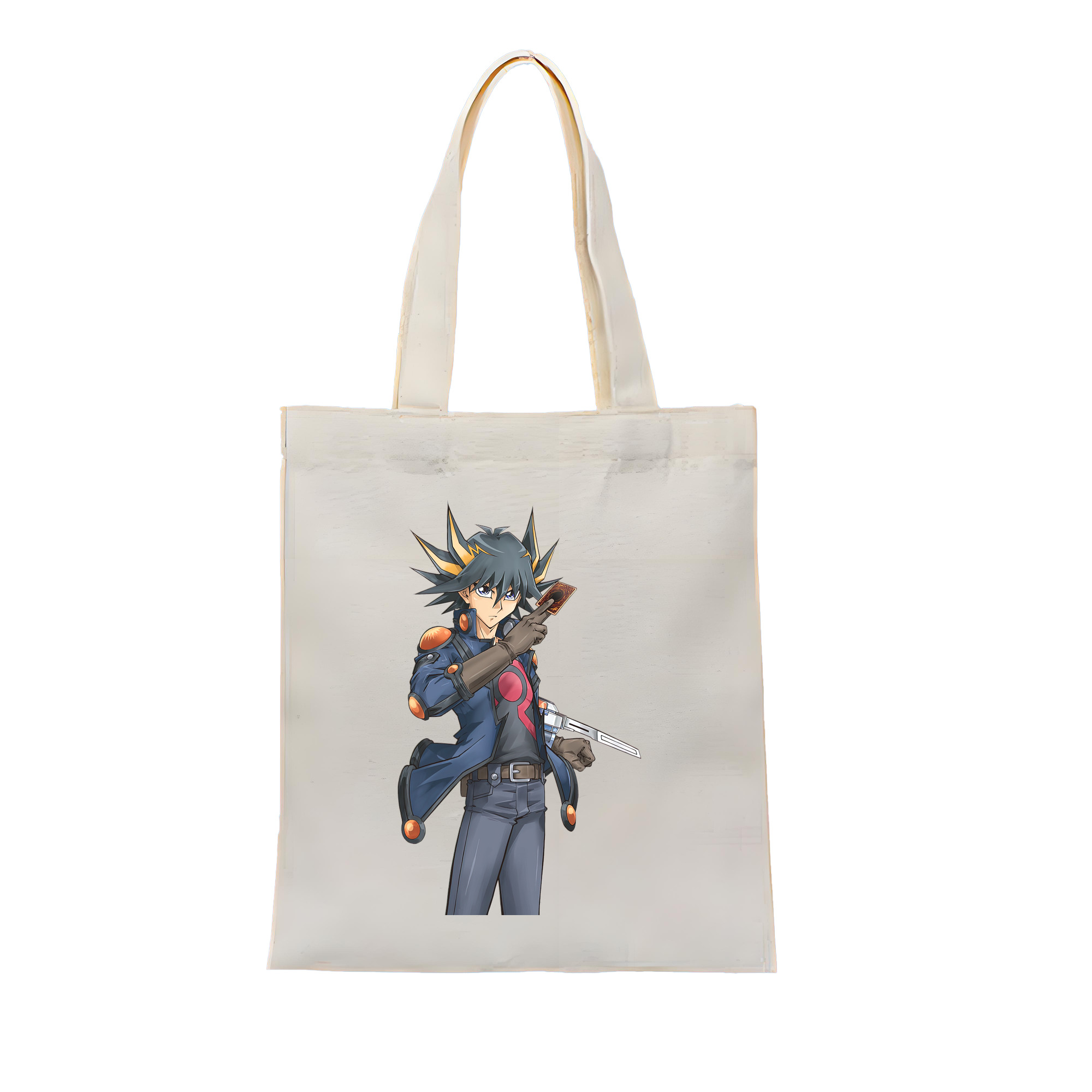 （画像用） 遊☆戯☆王 Yu-Gi-Oh! 縦型キャンバス生地手提げバッグ　トートバッグ