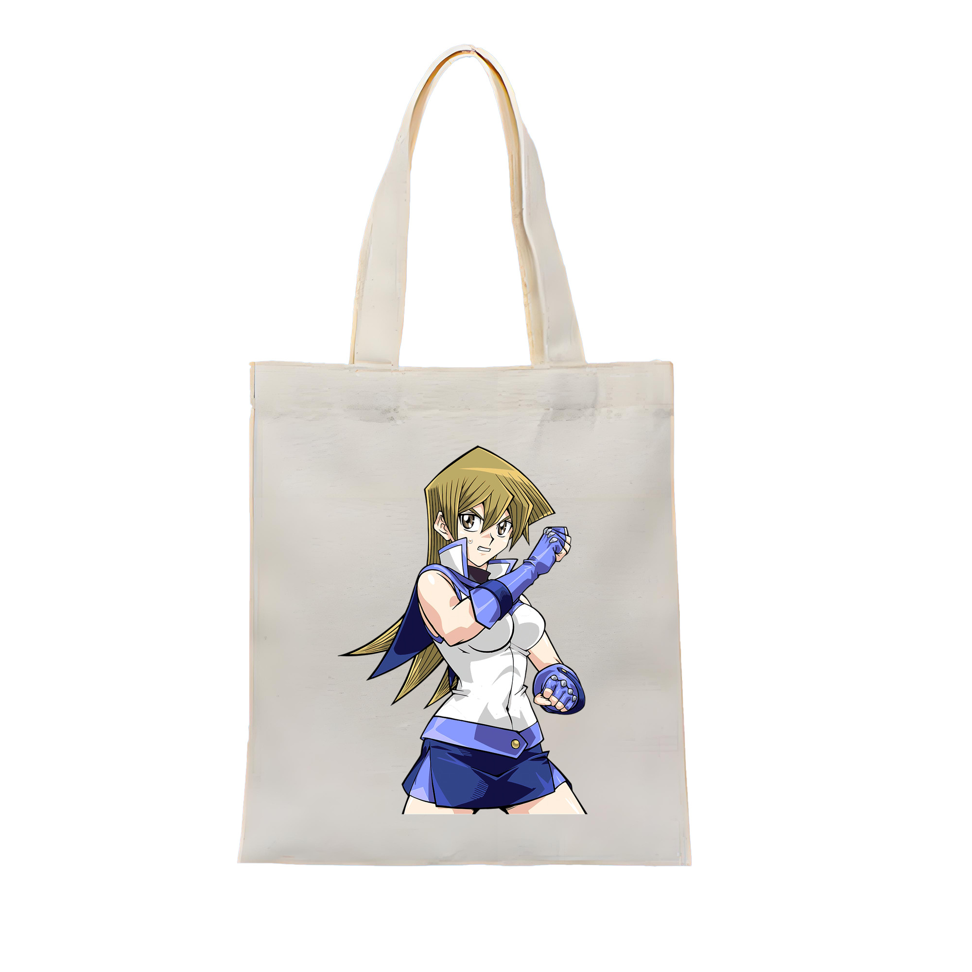 （画像用） 遊☆戯☆王 Yu-Gi-Oh! 縦型キャンバス生地手提げバッグ　トートバッグ