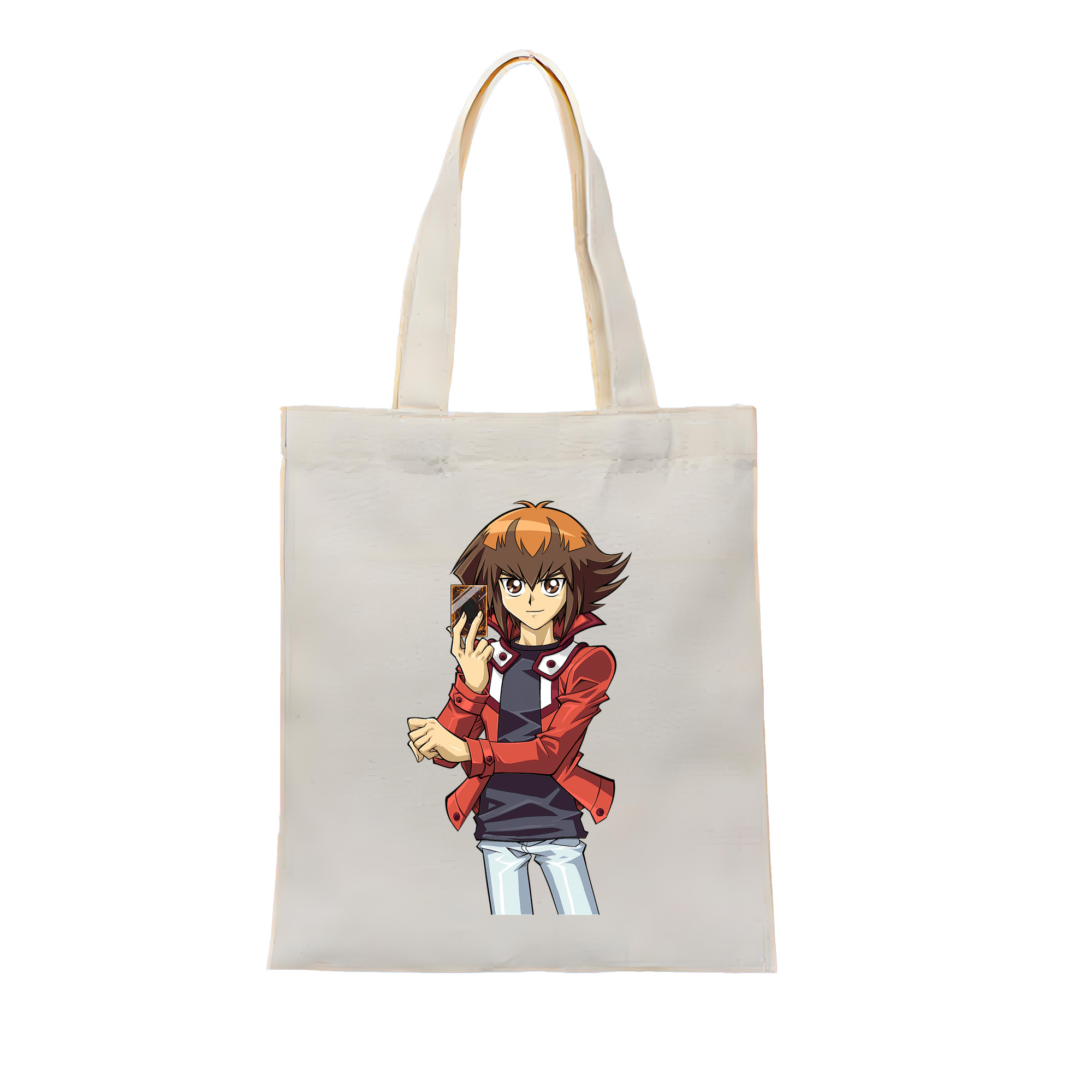 （画像用） 遊☆戯☆王 Yu-Gi-Oh! 縦型キャンバス生地手提げバッグ　トートバッグ