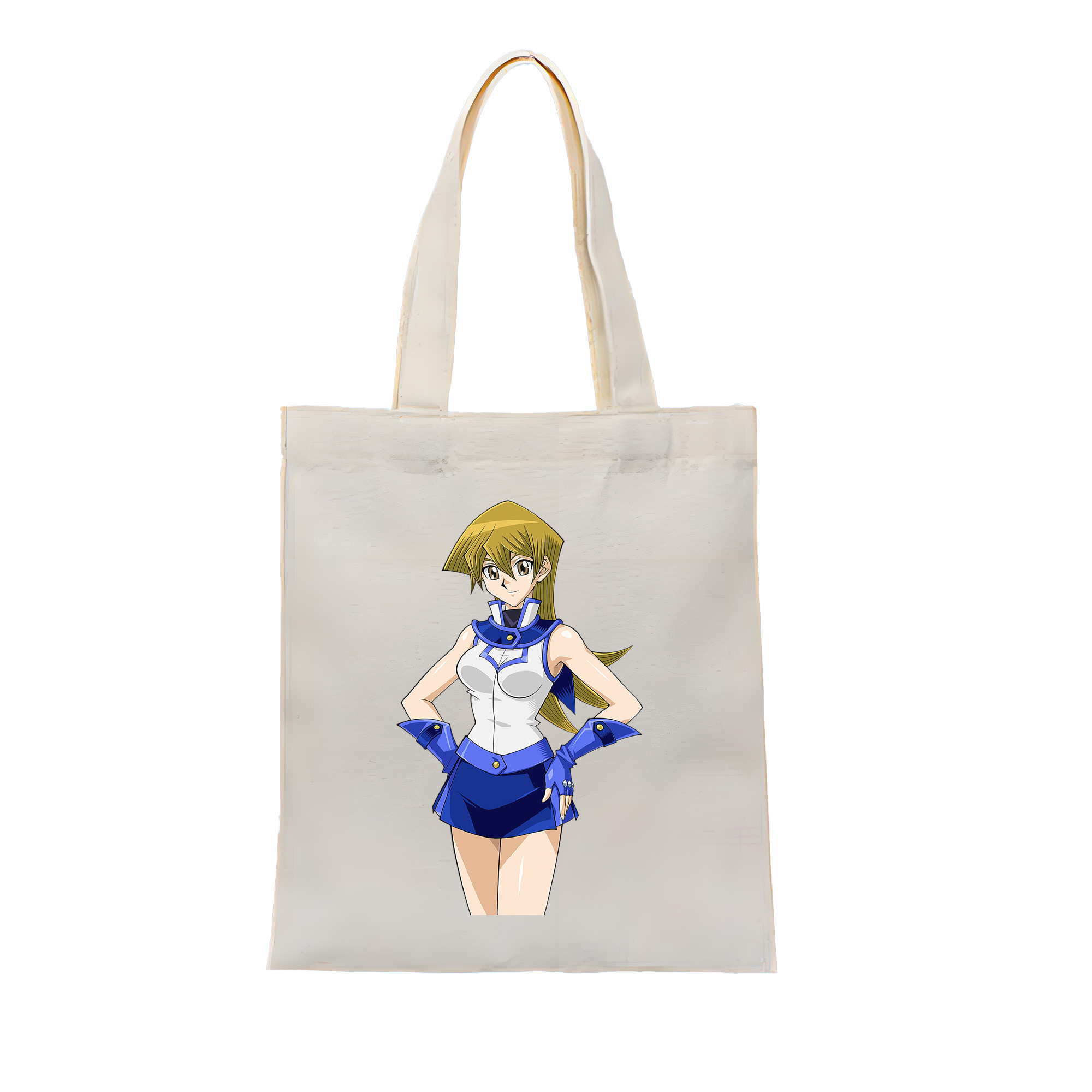 （画像用） 遊☆戯☆王 Yu-Gi-Oh! 縦型キャンバス生地手提げバッグ　トートバッグ