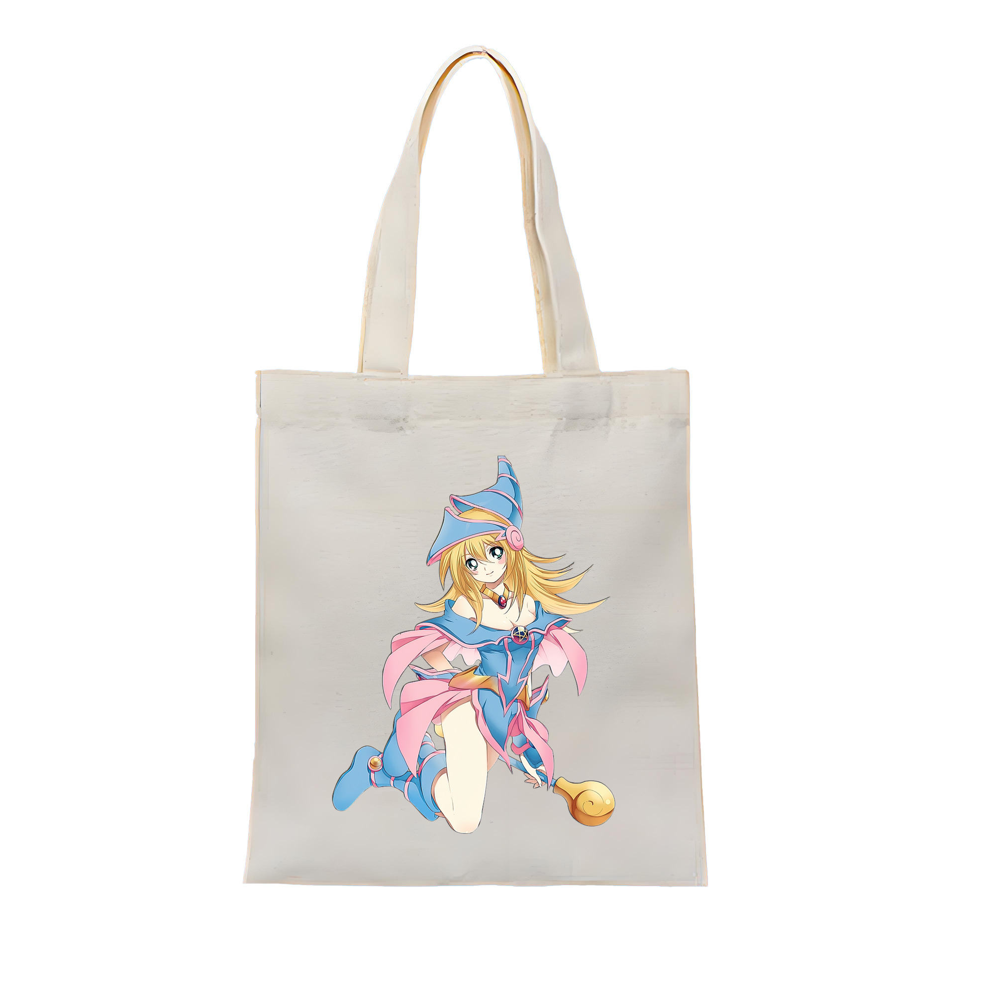 （画像用） 遊☆戯☆王 Yu-Gi-Oh! 縦型キャンバス生地手提げバッグ　トートバッグ