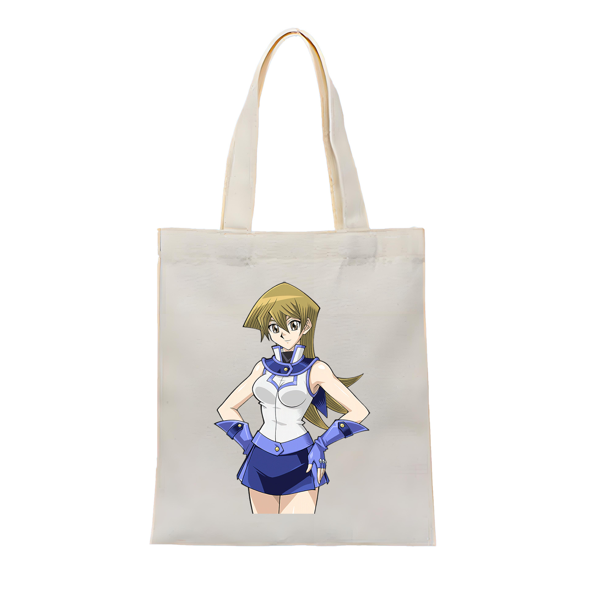 （画像用） 遊☆戯☆王 Yu-Gi-Oh! 縦型キャンバス生地手提げバッグ　トートバッグ
