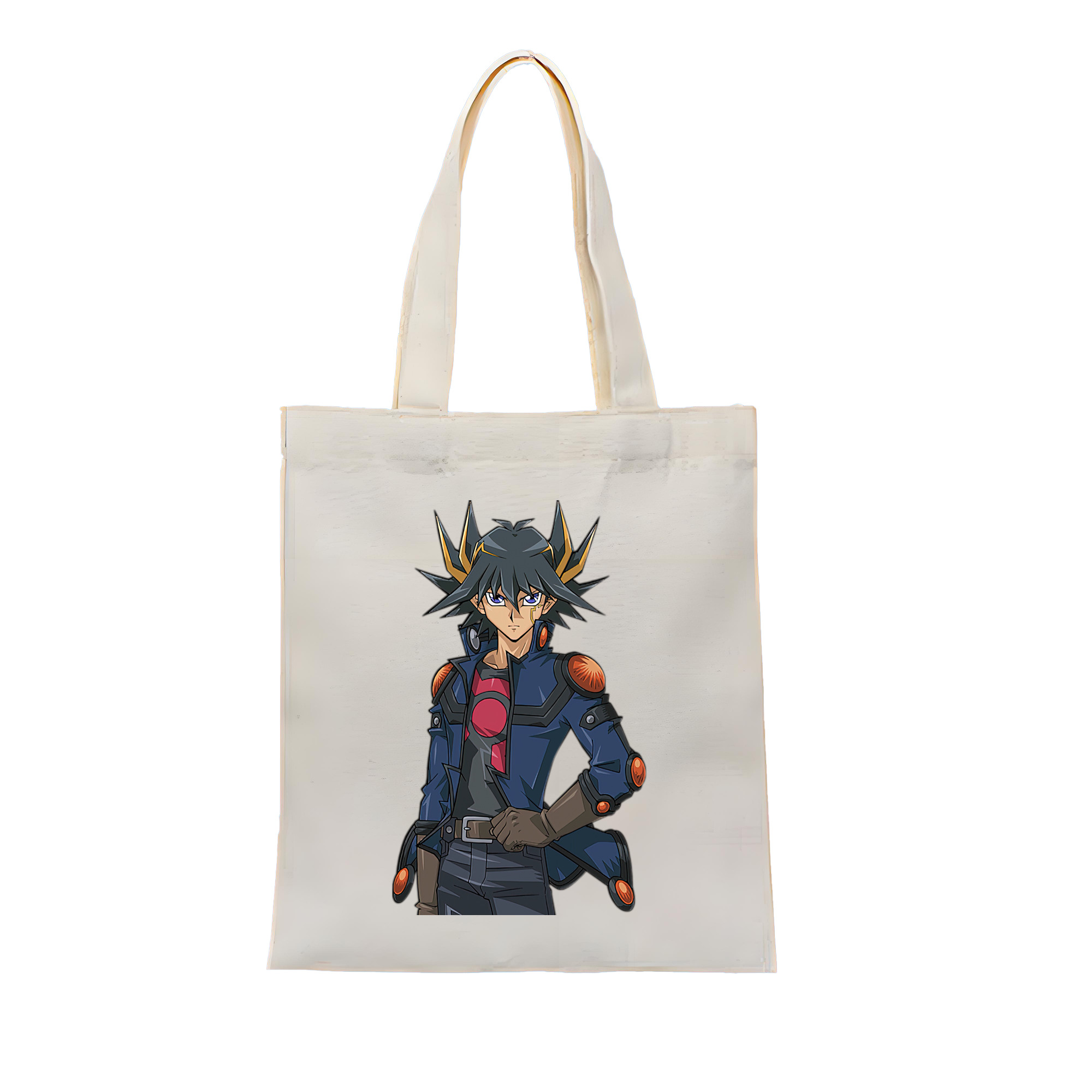 （画像用） 遊☆戯☆王 Yu-Gi-Oh! 縦型キャンバス生地手提げバッグ　トートバッグ