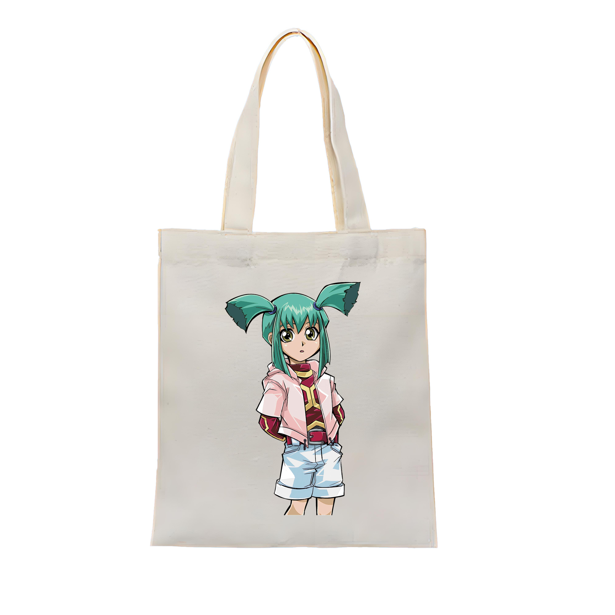 （画像用） 遊☆戯☆王 Yu-Gi-Oh! 縦型キャンバス生地手提げバッグ　トートバッグ