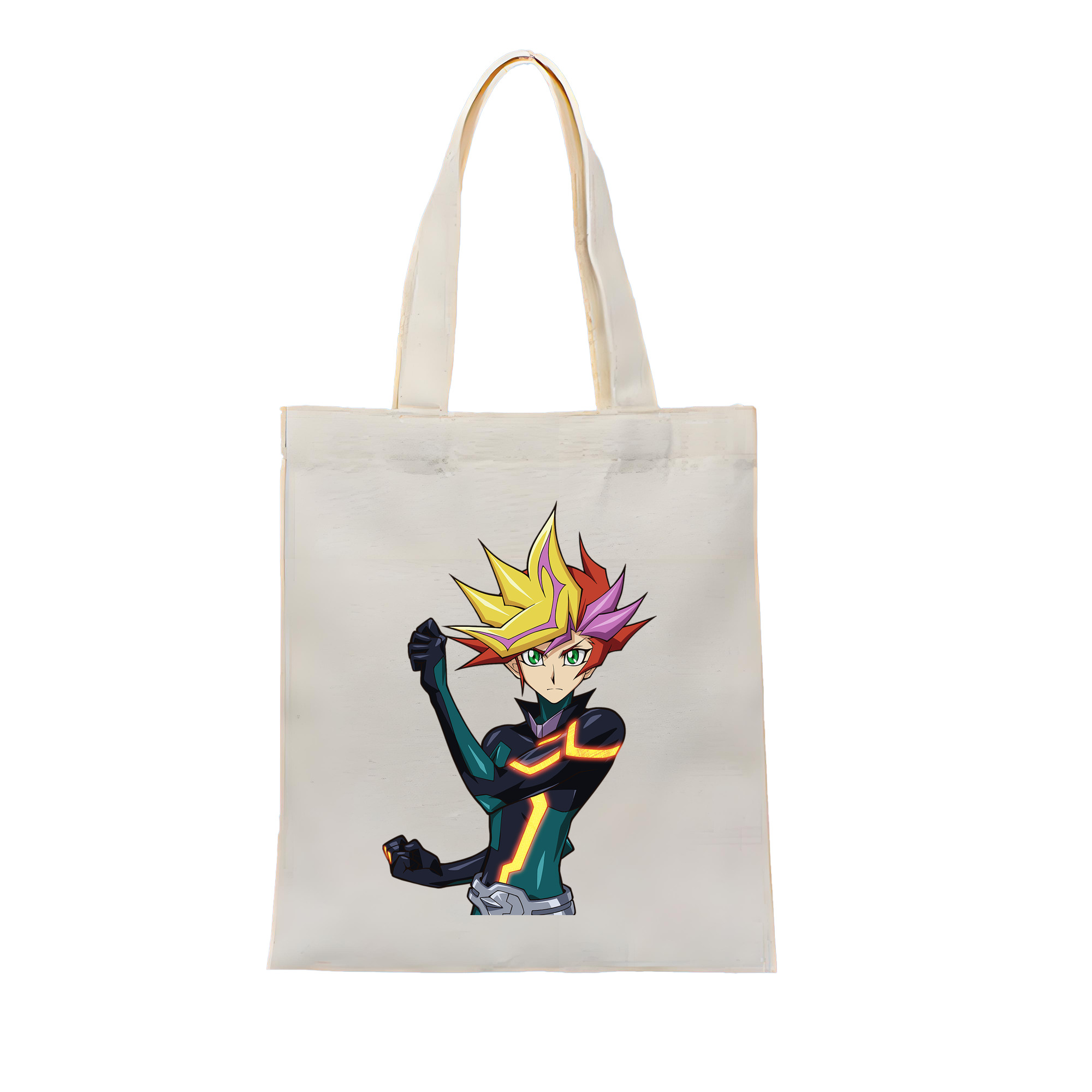 （画像用） 遊☆戯☆王 Yu-Gi-Oh! 縦型キャンバス生地手提げバッグ　トートバッグ