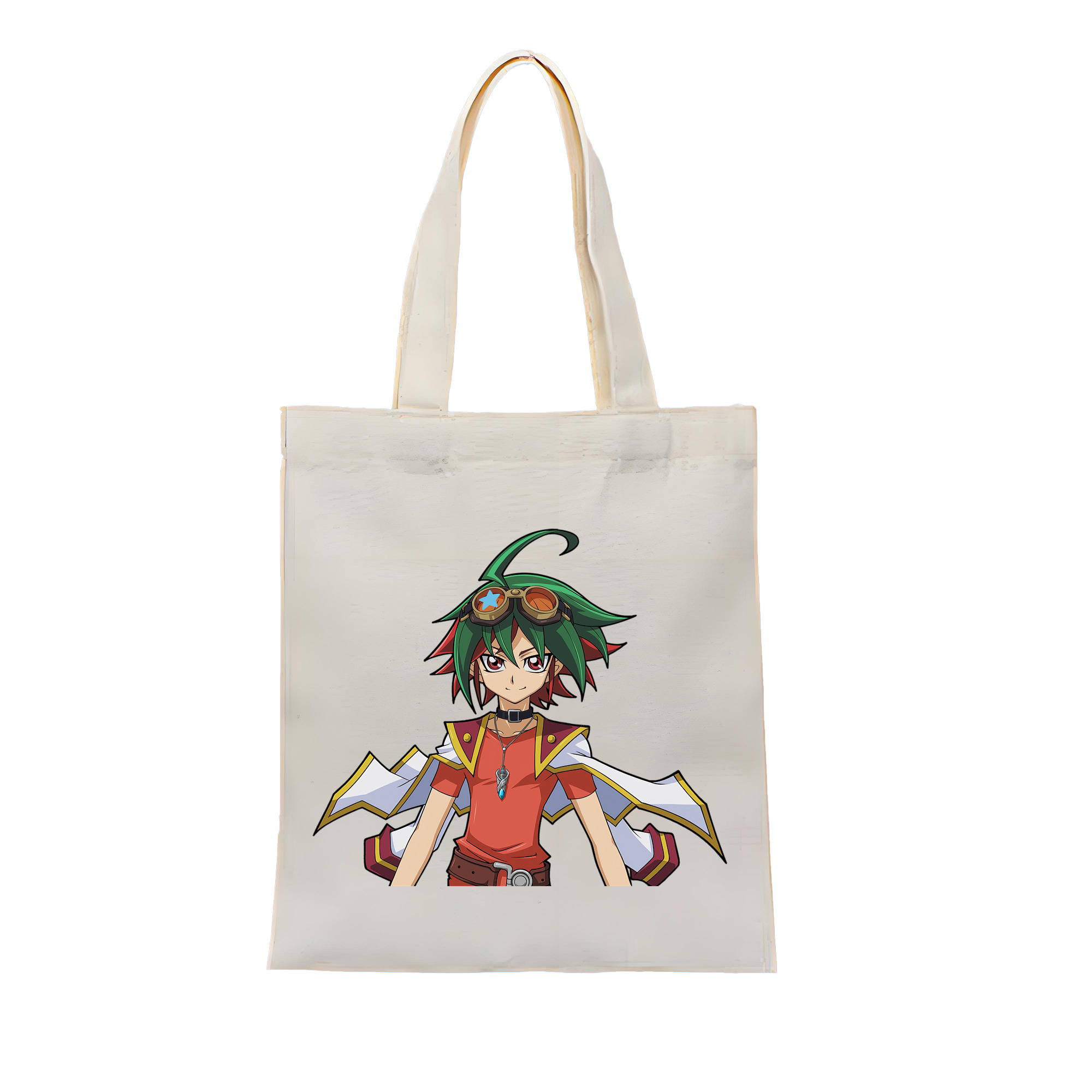 （画像用） 遊☆戯☆王 Yu-Gi-Oh! 縦型キャンバス生地手提げバッグ　トートバッグ