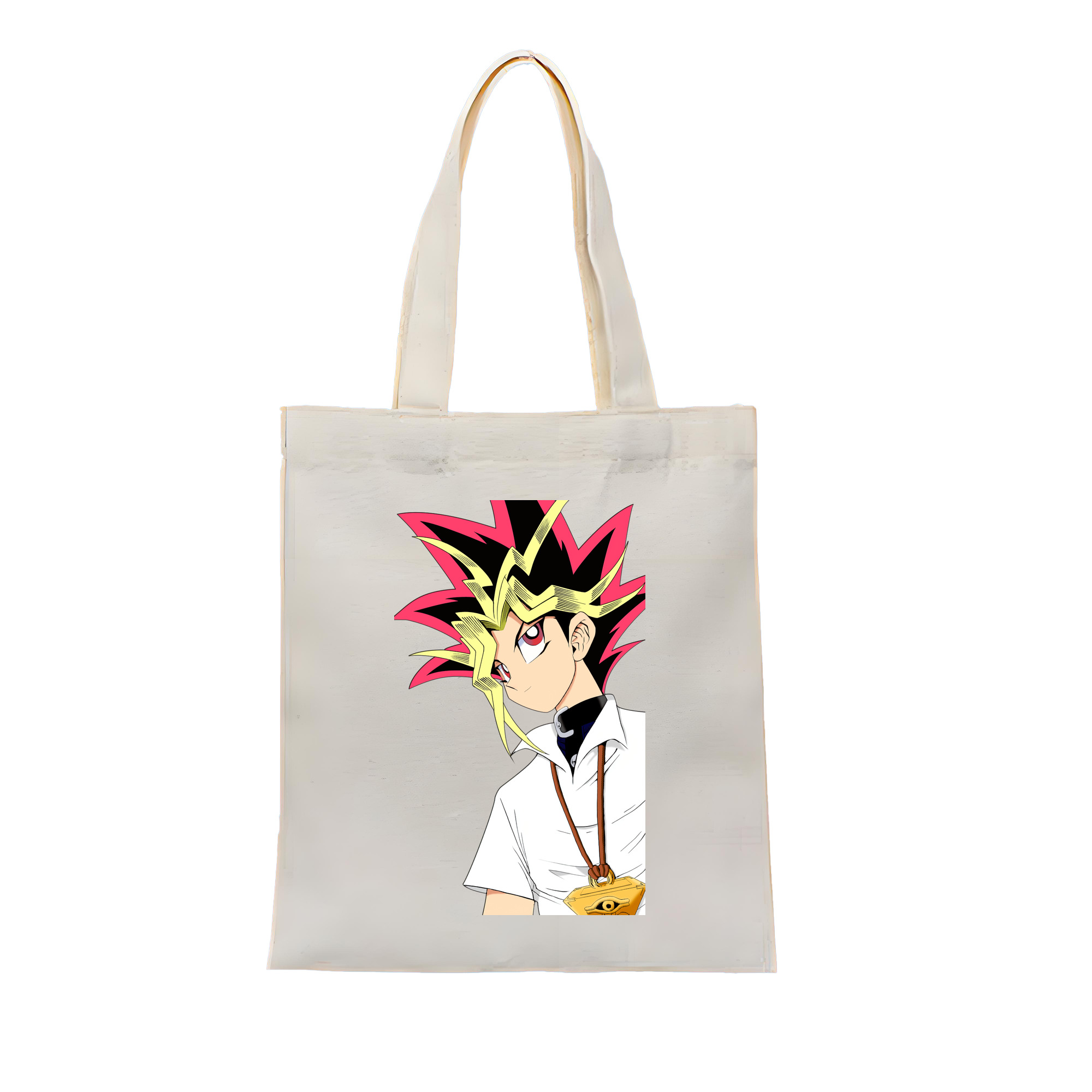 （画像用） 遊☆戯☆王 Yu-Gi-Oh! 縦型キャンバス生地手提げバッグ　トートバッグ