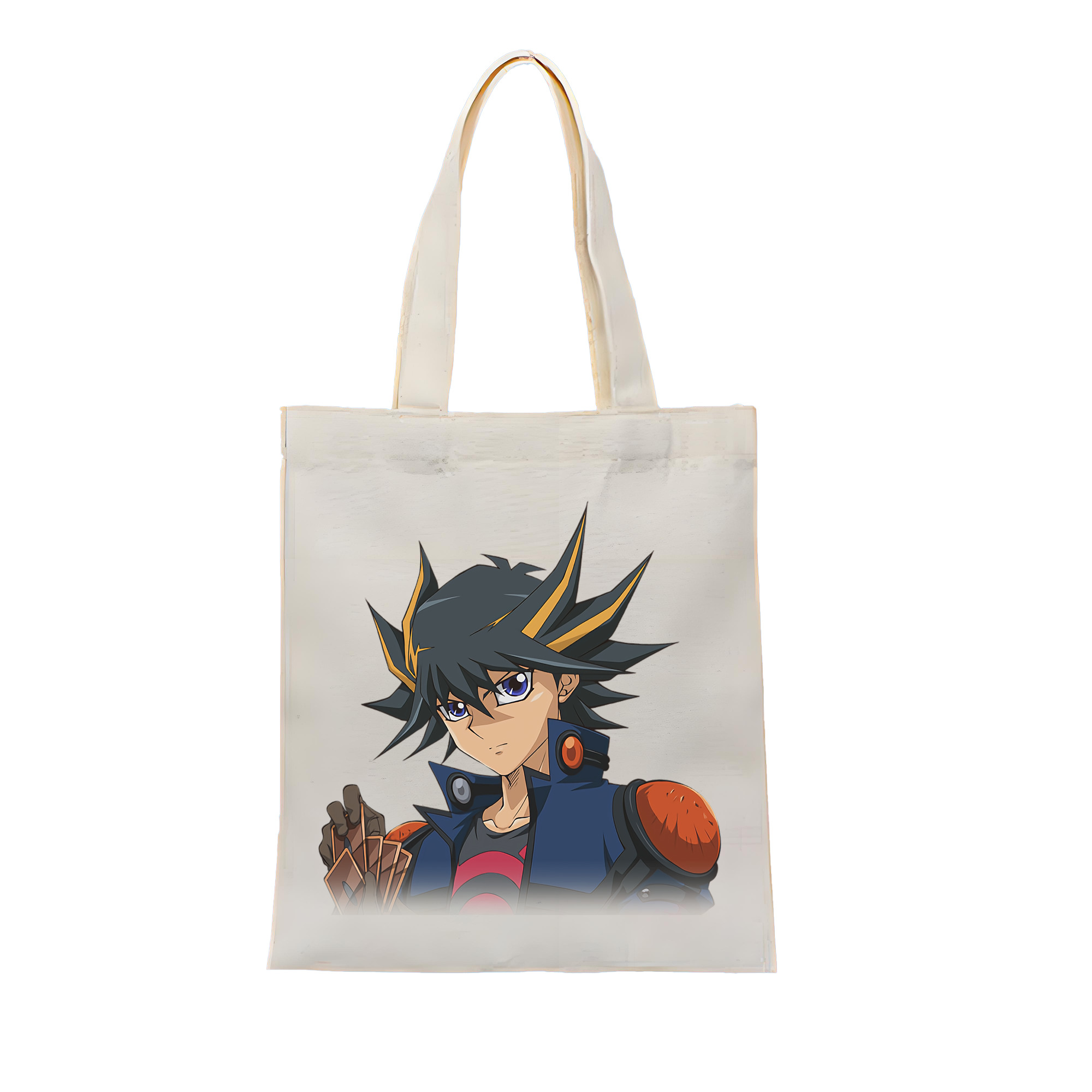 （画像用） 遊☆戯☆王 Yu-Gi-Oh! 縦型キャンバス生地手提げバッグ　トートバッグ