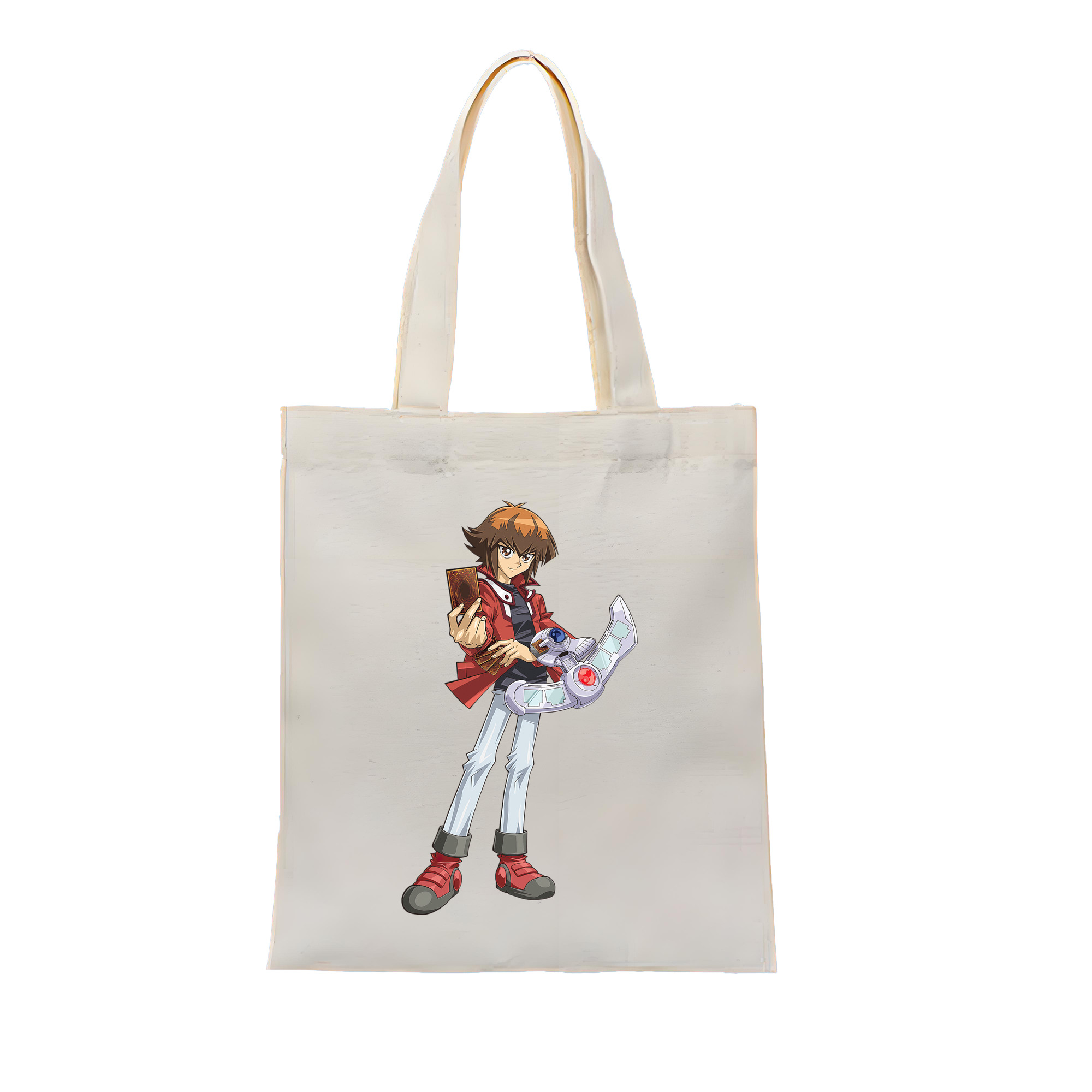 （画像用） 遊☆戯☆王 Yu-Gi-Oh! 縦型キャンバス生地手提げバッグ　トートバッグ