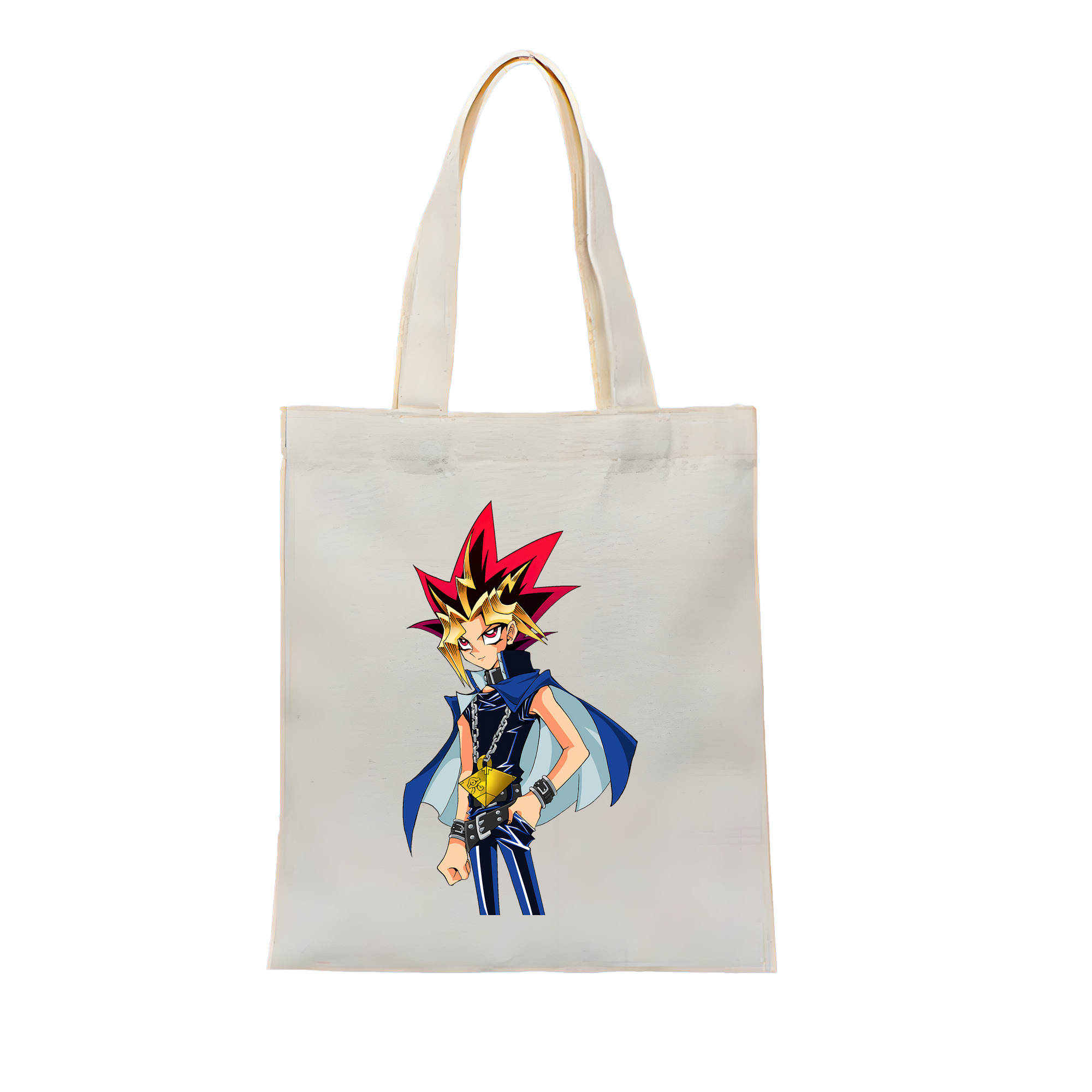 （画像用） 遊☆戯☆王 Yu-Gi-Oh! 縦型キャンバス生地手提げバッグ　トートバッグ