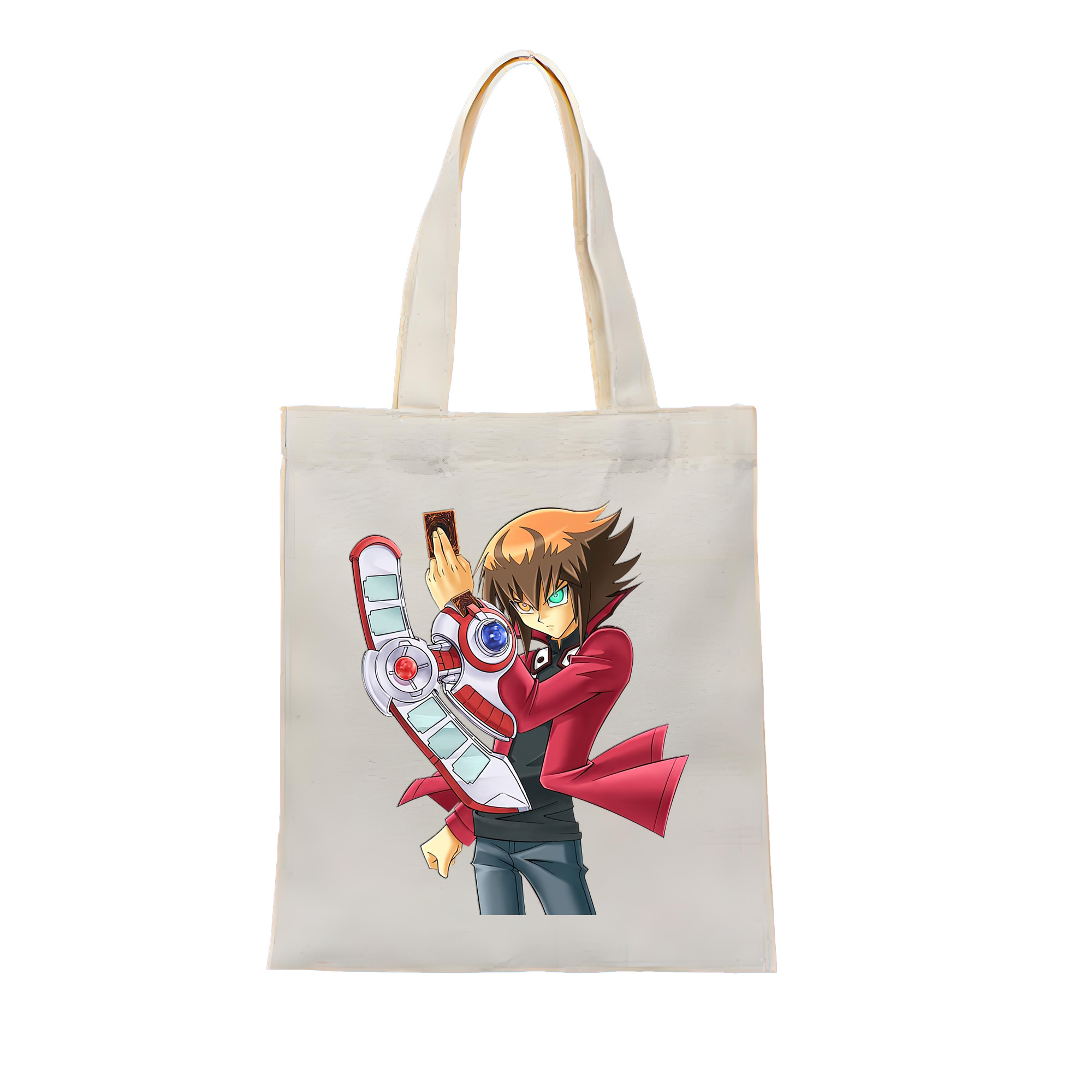 （画像用） 遊☆戯☆王 Yu-Gi-Oh! 縦型キャンバス生地手提げバッグ　トートバッグ