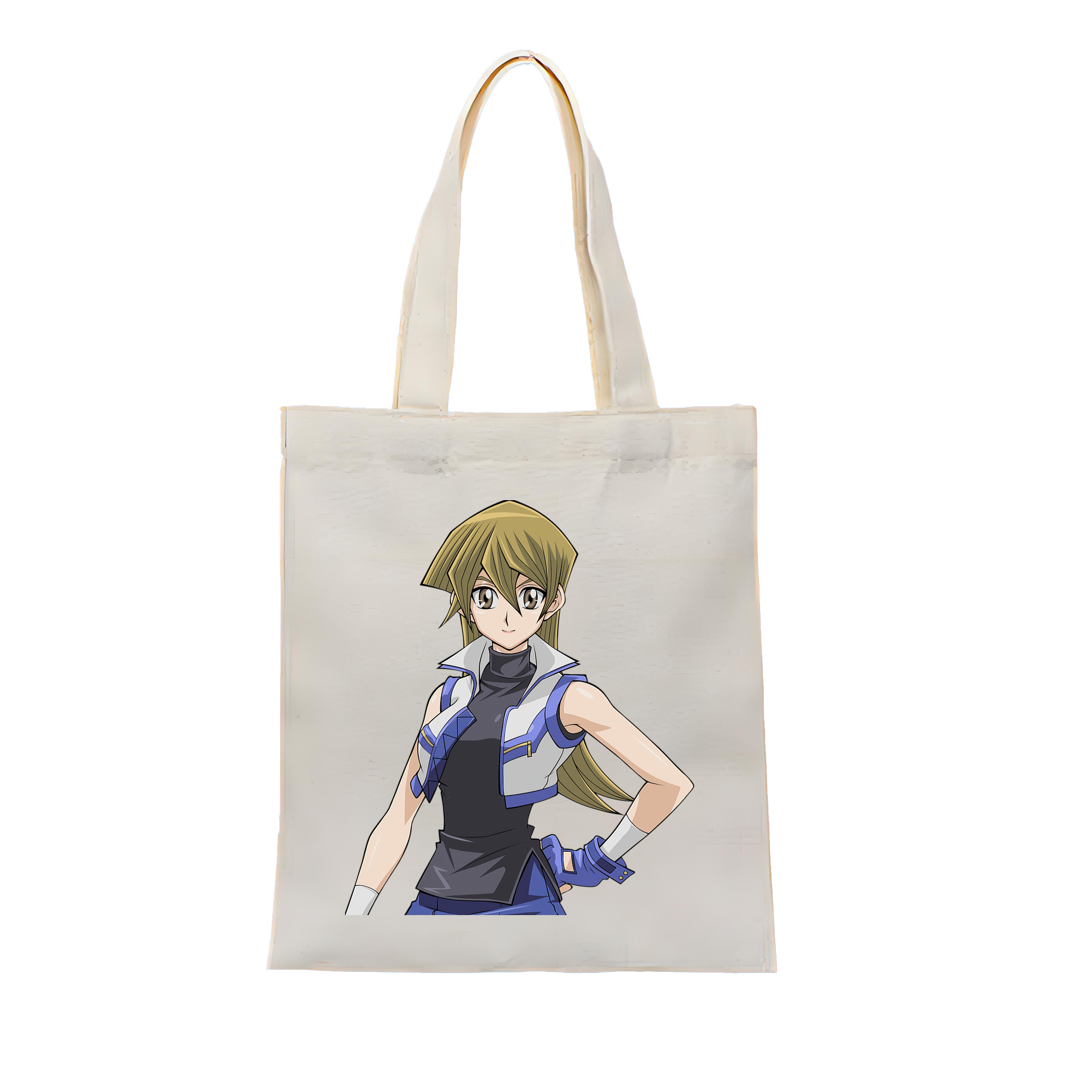 （画像用） 遊☆戯☆王 Yu-Gi-Oh! 縦型キャンバス生地手提げバッグ　トートバッグ