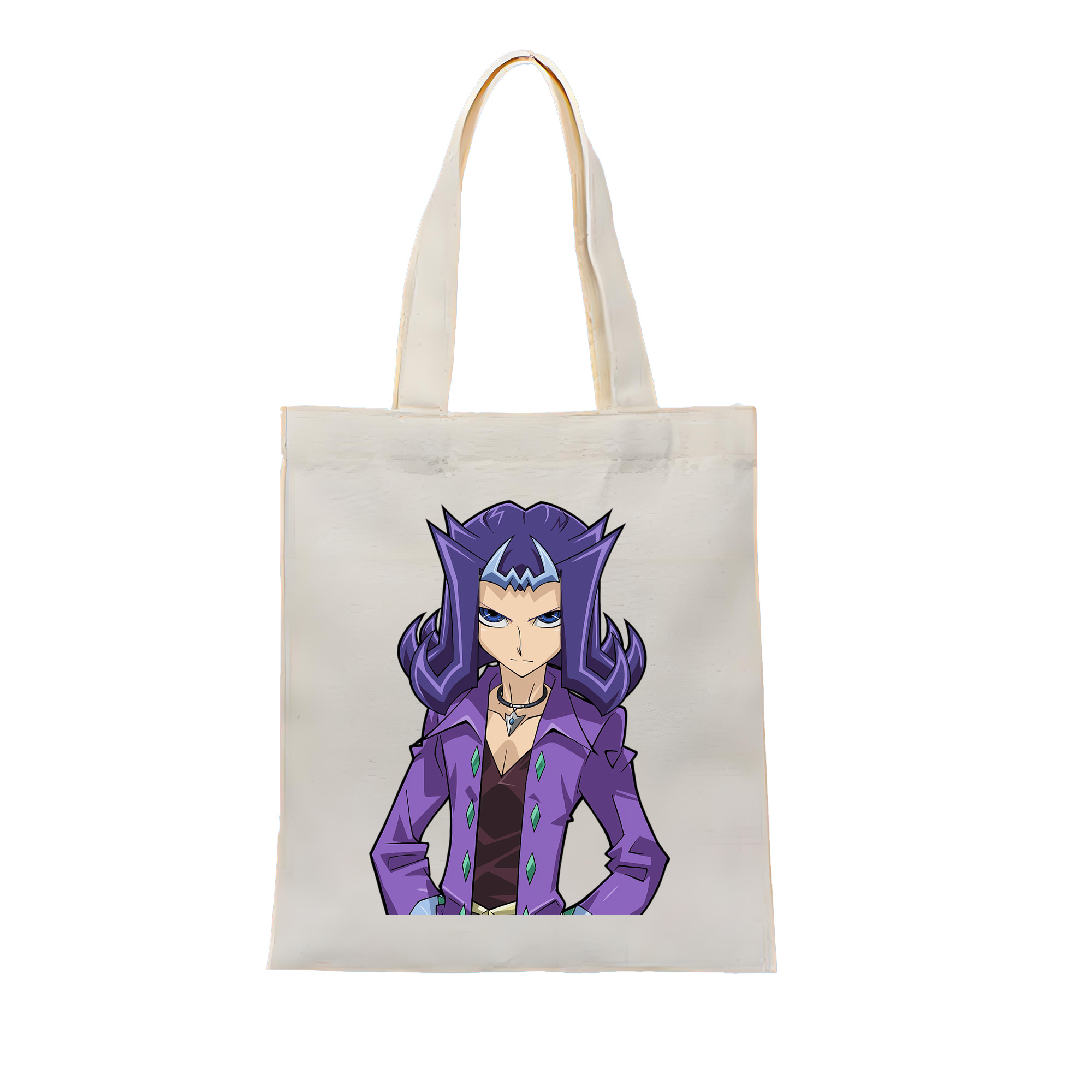 （画像用） 遊☆戯☆王 Yu-Gi-Oh! 縦型キャンバス生地手提げバッグ　トートバッグ