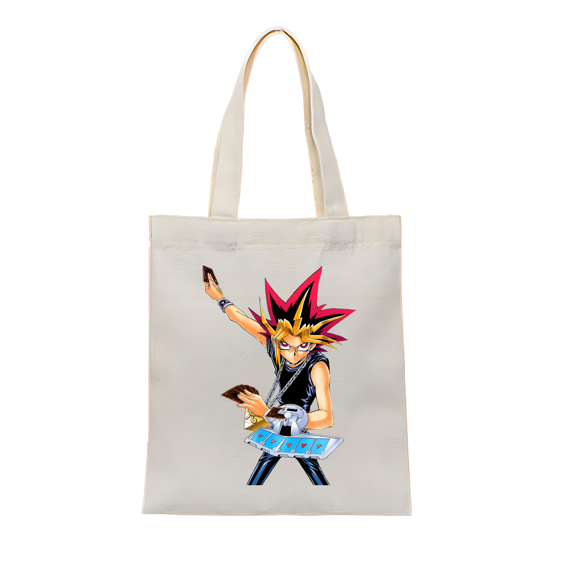 （画像用） 遊☆戯☆王 Yu-Gi-Oh! 縦型キャンバス生地手提げバッグ　トートバッグ
