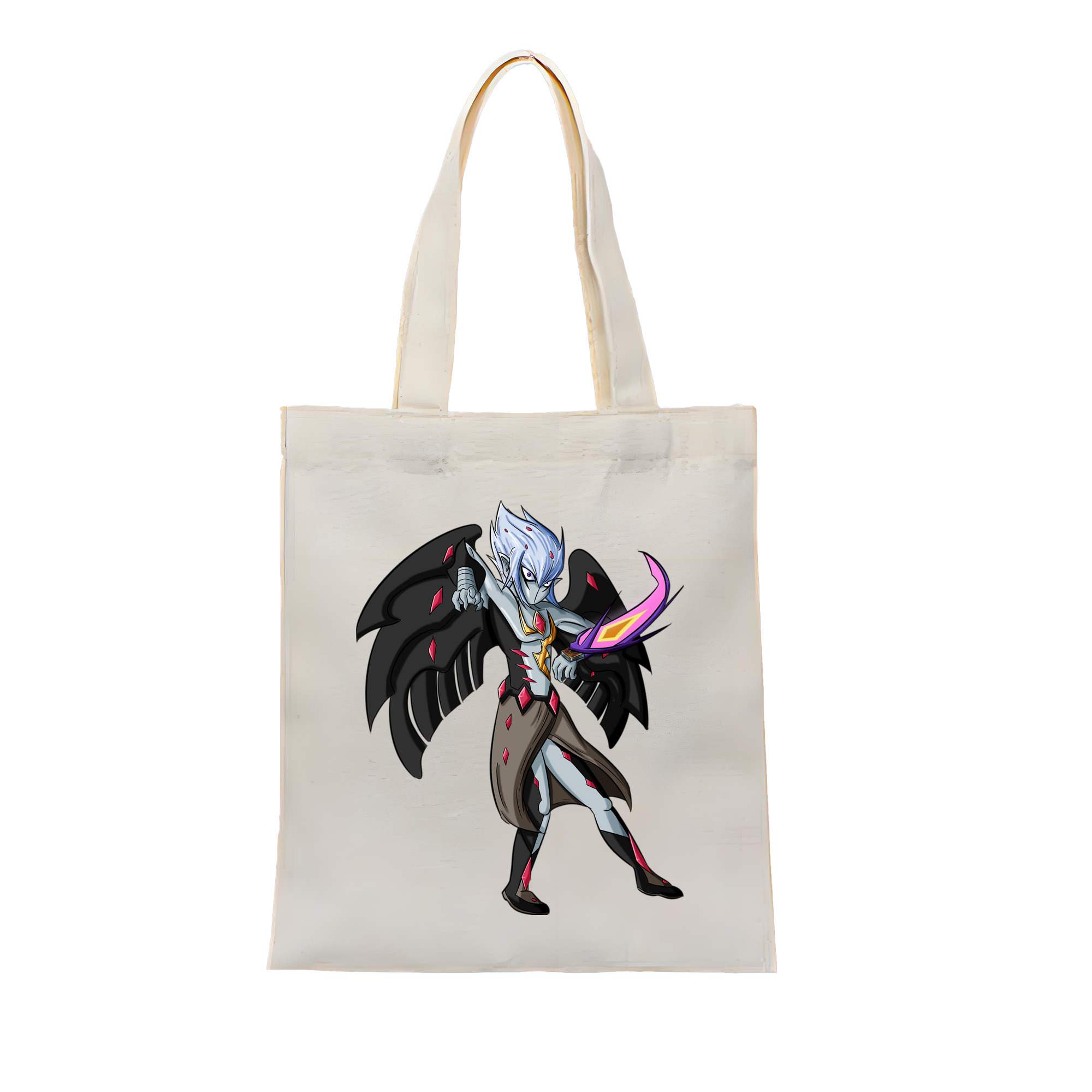 （画像用） 遊☆戯☆王 Yu-Gi-Oh! 縦型キャンバス生地手提げバッグ　トートバッグ