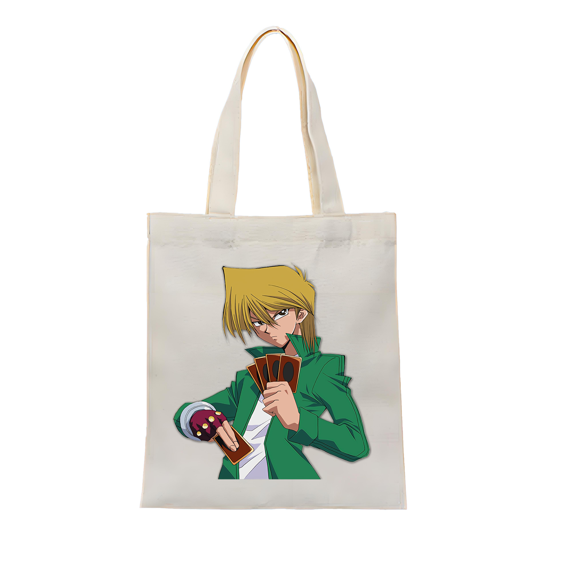 （画像用） 遊☆戯☆王 Yu-Gi-Oh! 縦型キャンバス生地手提げバッグ　トートバッグ